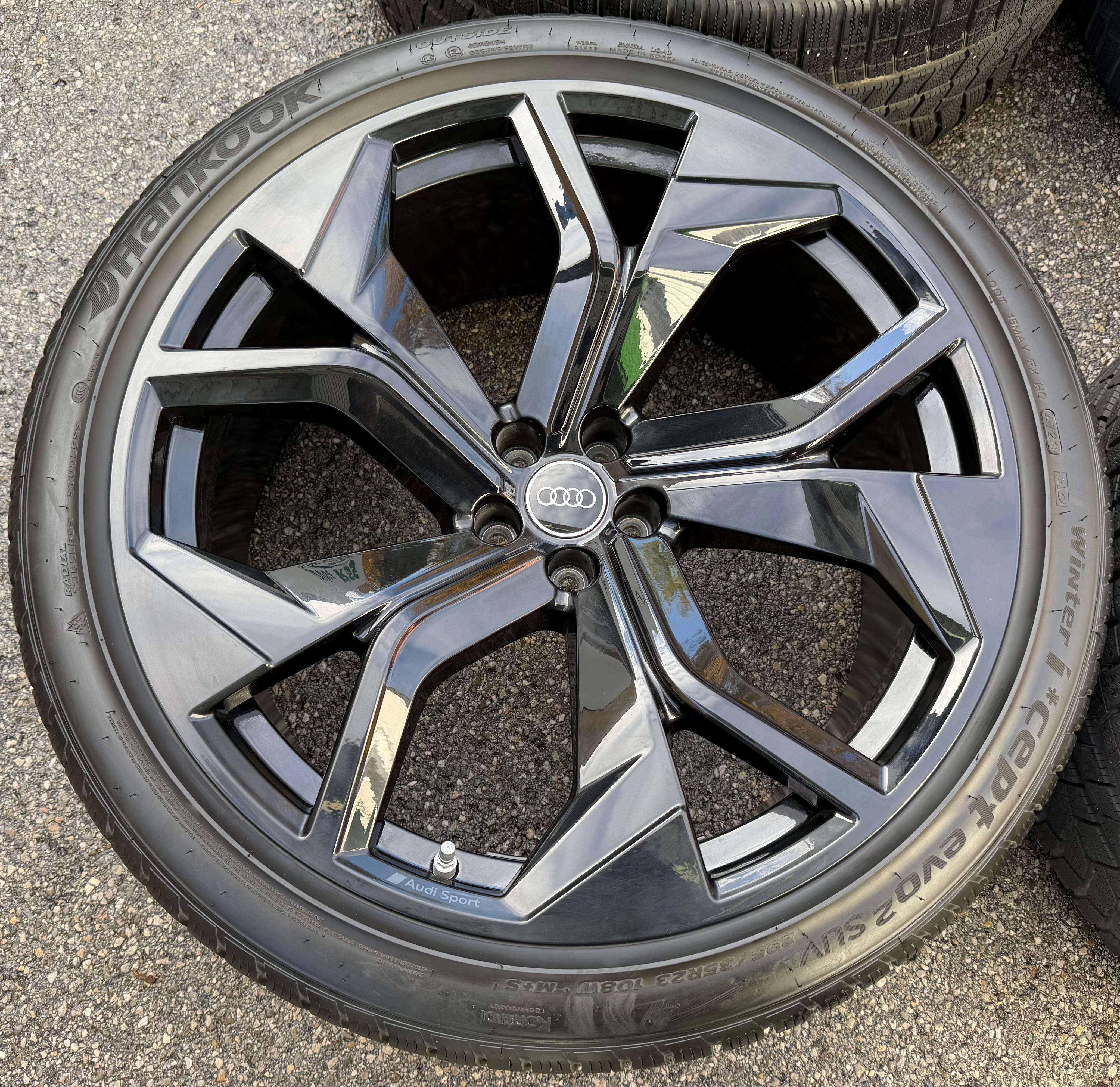 4 ruedas de invierno de aluminio originales de 23" para Audi RSQ8 4M 295/35R23 108W 4M8601025DC Hankook RDKS