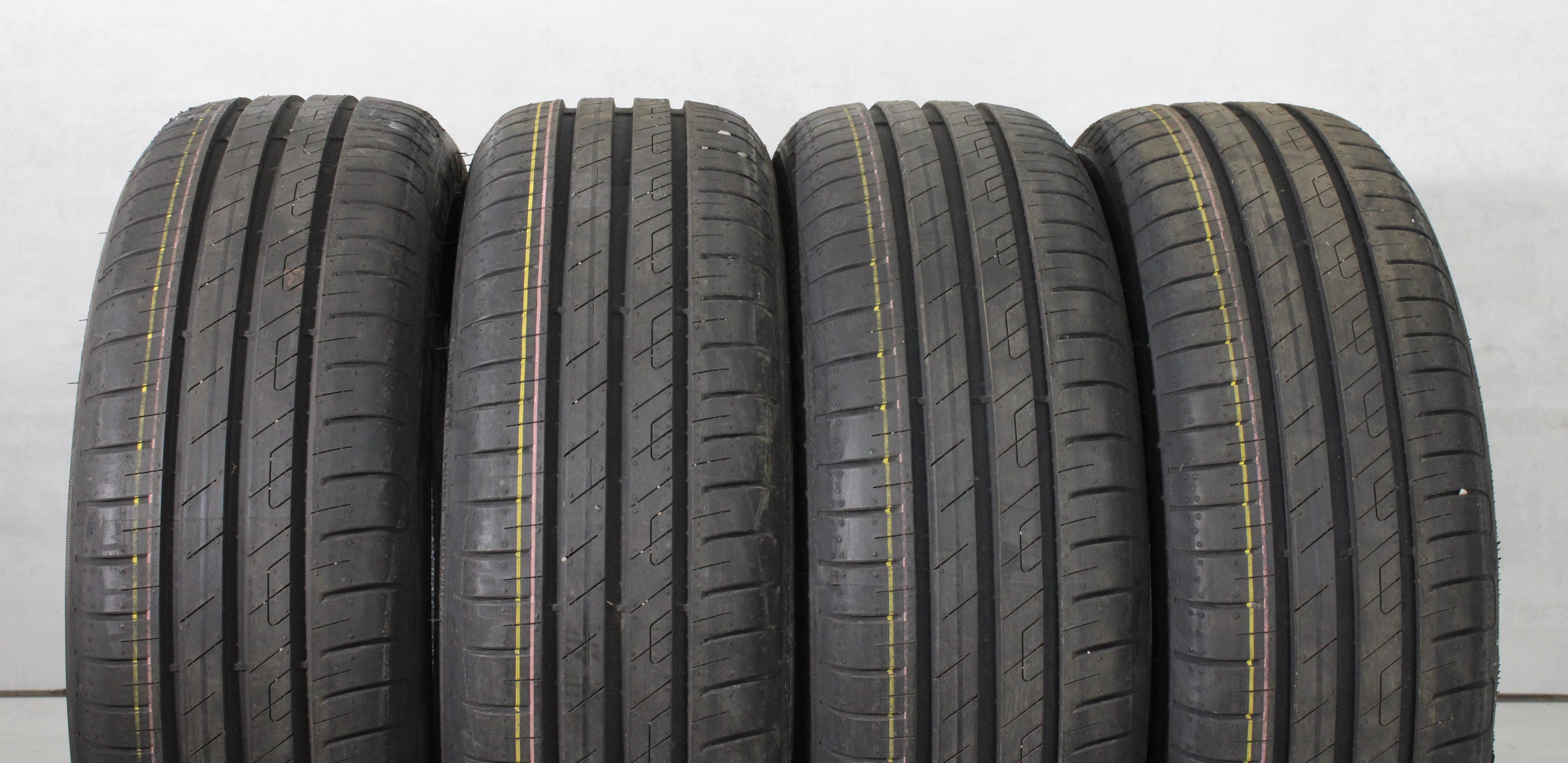 4 neumáticos de verano Goodyear Efficient Grip Performance 195/55R16 91V, perfil completo, 2023