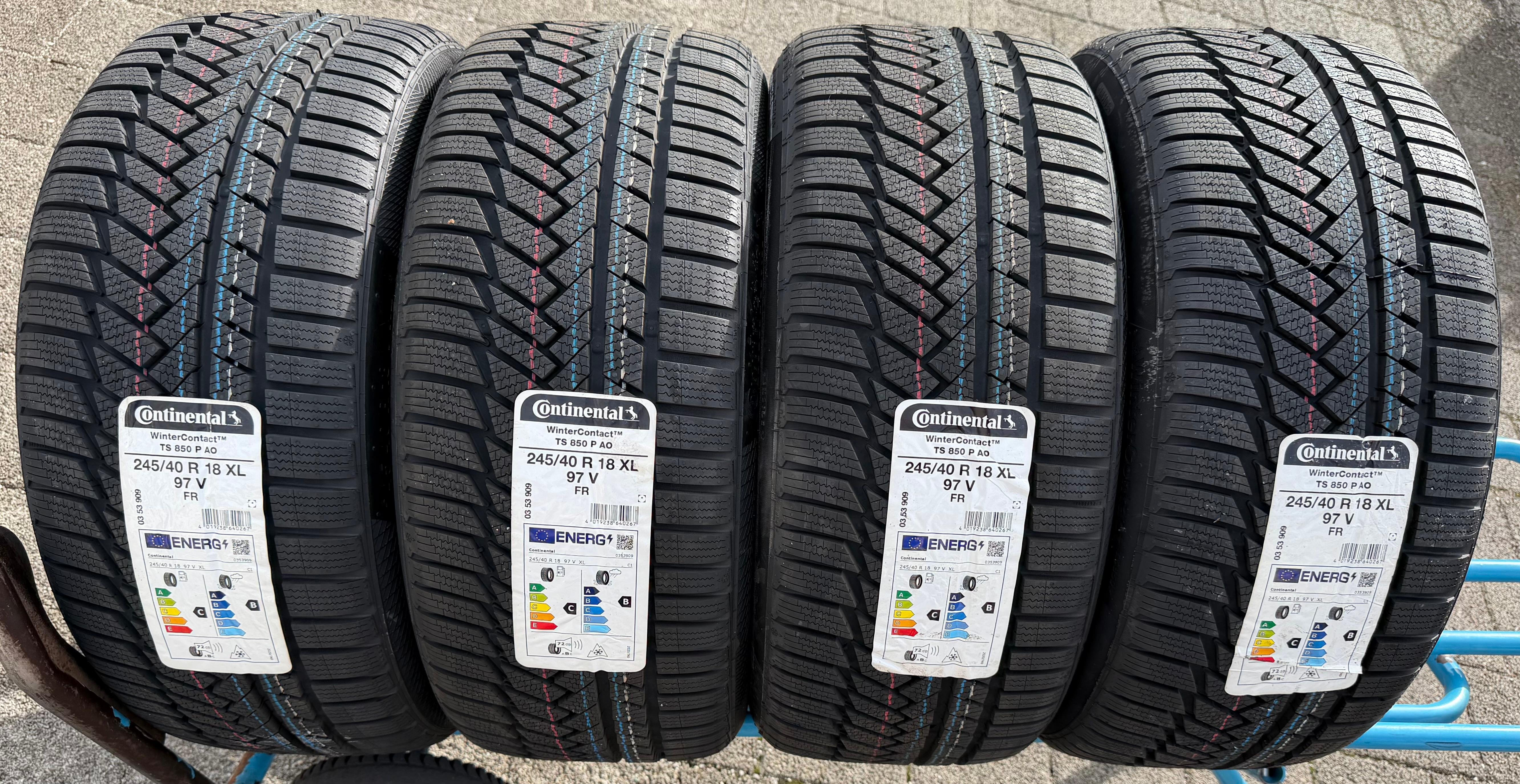 4 Original 18" Alu Winterräder Audi TT TTS 8S 8S0601025AN 245/40R18 97V Continental 2023 NEU
