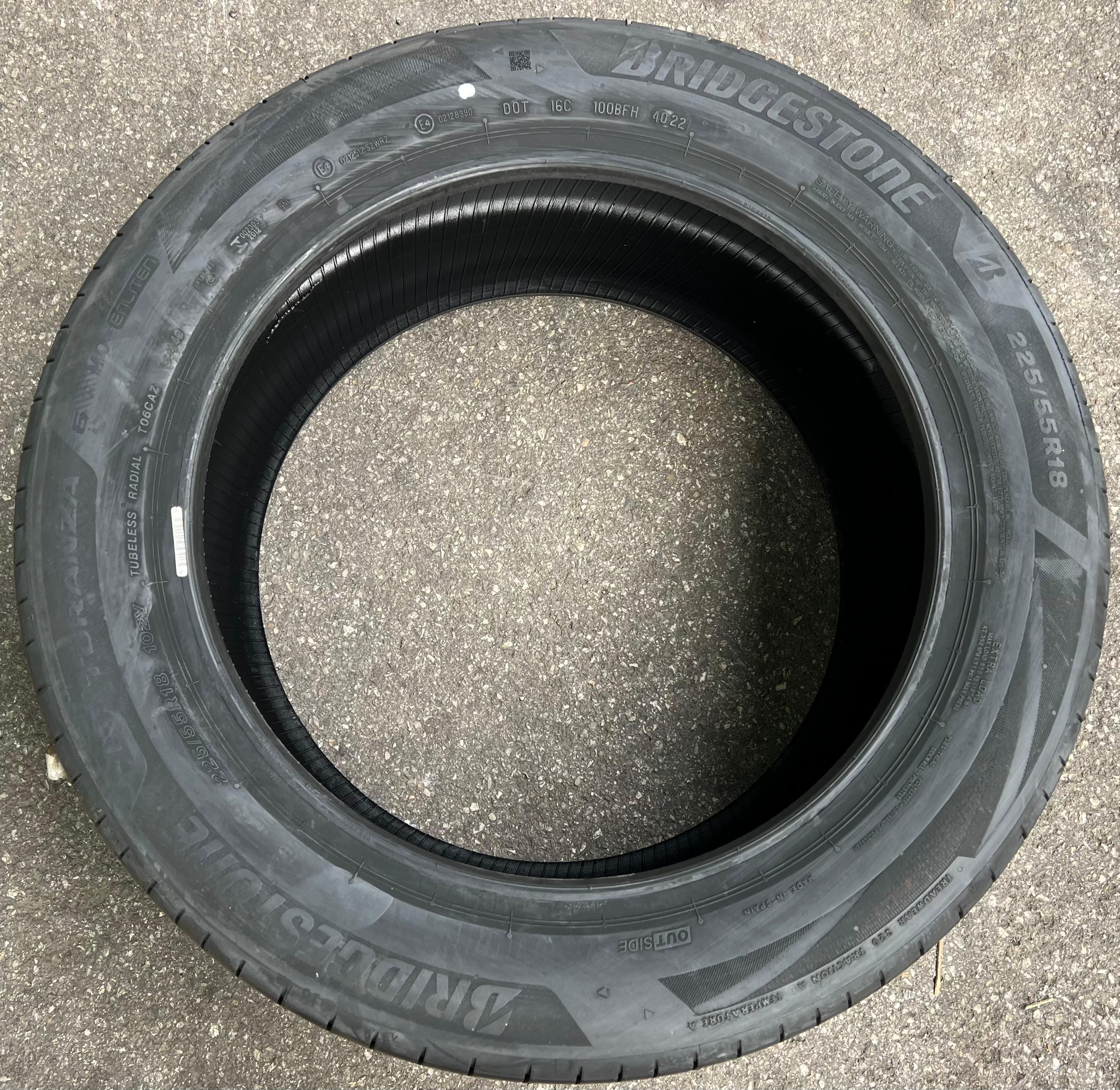 4 x 225/55R18 102Y Pneus d'été Bridgestone Turanza 6 2022 NOUVEAU franco domicile