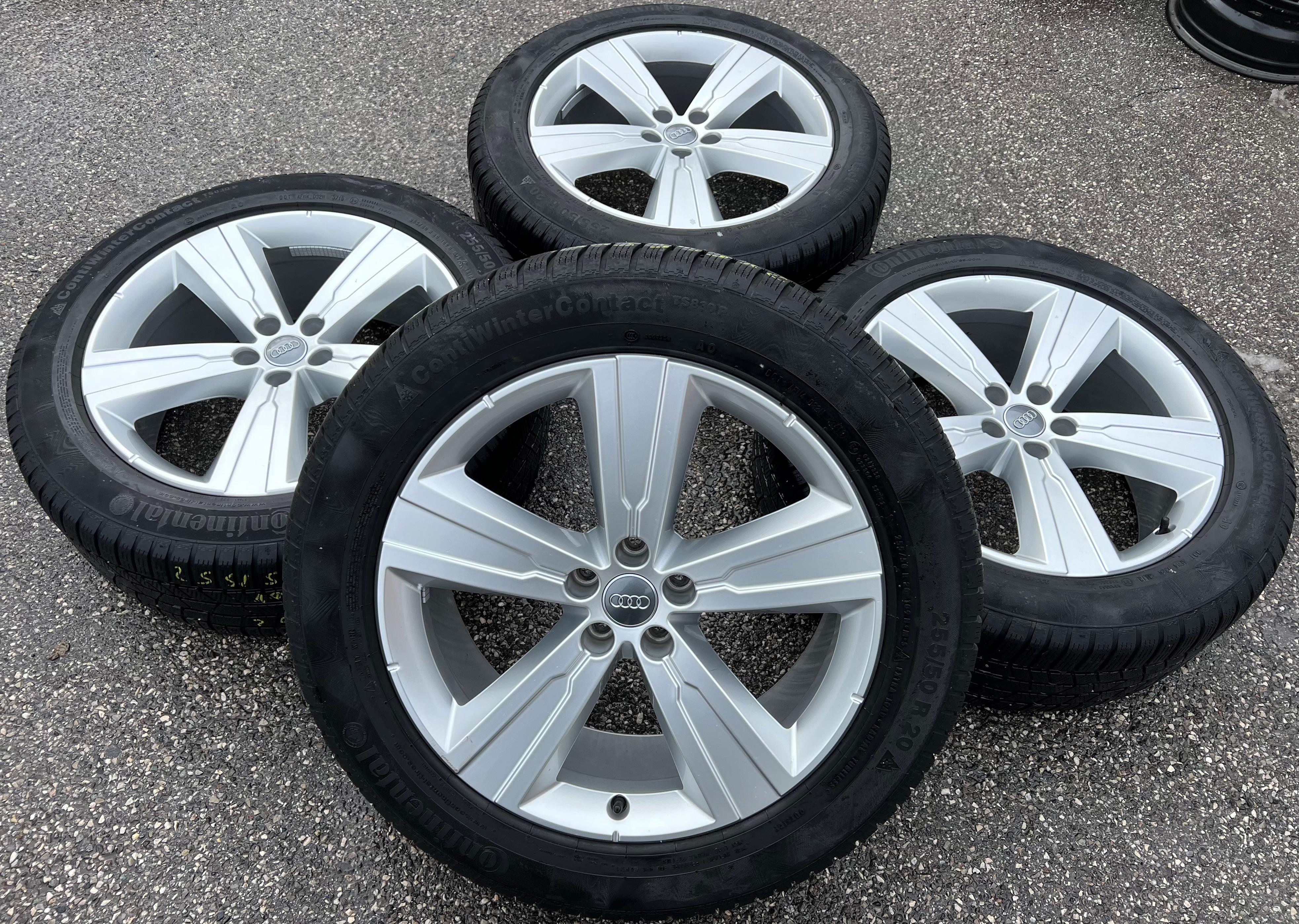 4 ROUES D'HIVER ORIGINALES 20" EN ALUMINIUM AUDI Q7 4M 4M0071490 255/50R20 109H