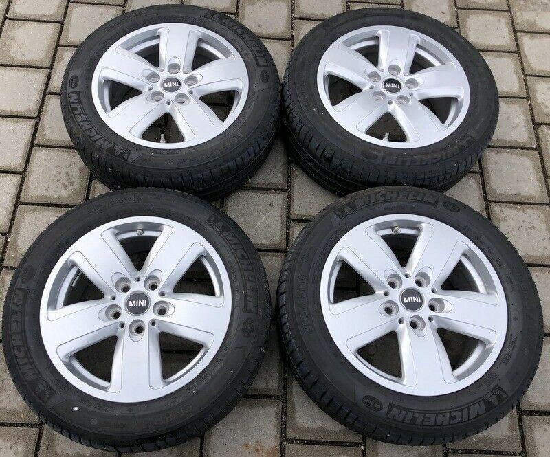 4 ORIGINELE ALUMINIUM ZOMERWIELEN ZOMERBANDEN MINI CLUBMAN F54 RDKS