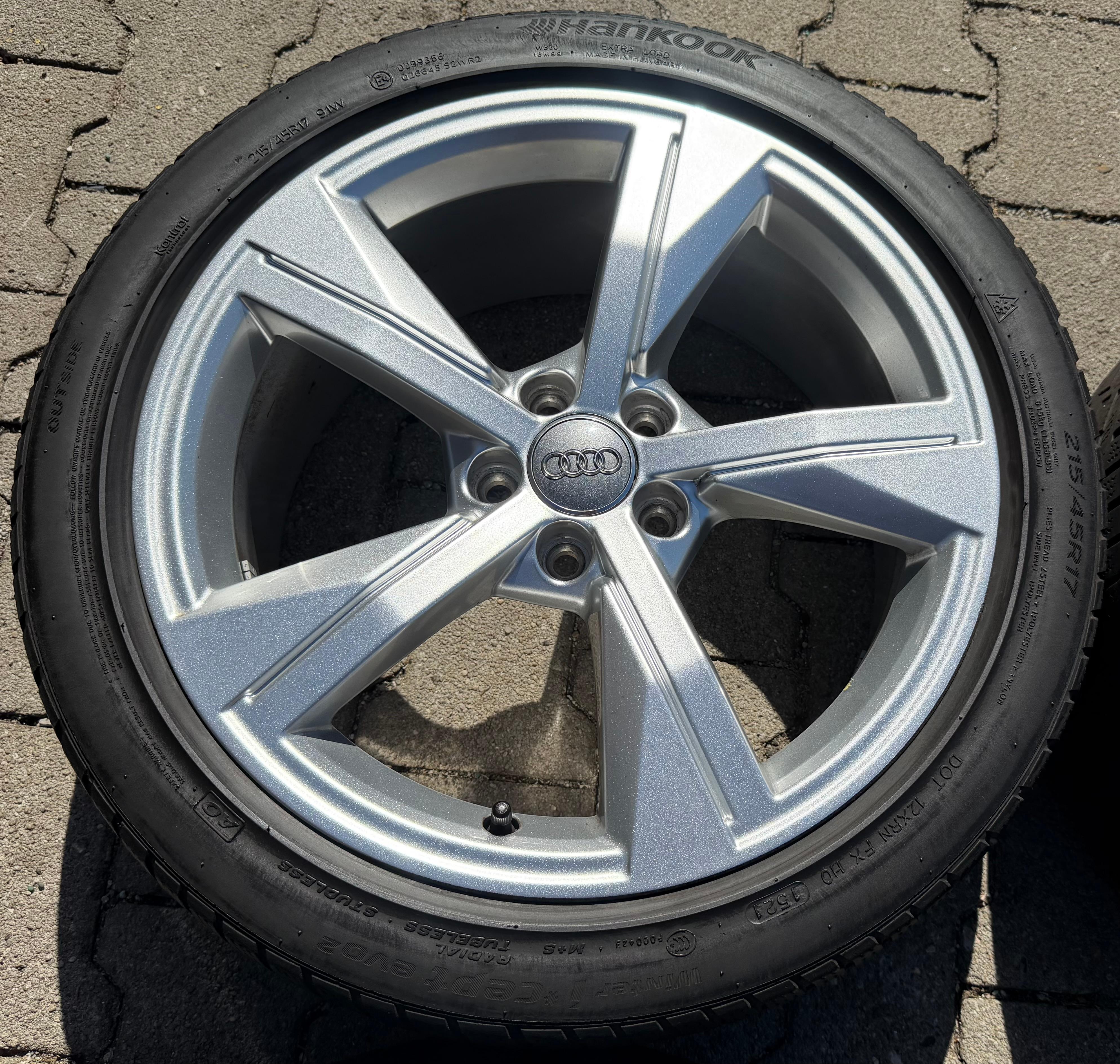4 ORIGINAL 17" ALUFELGEN FELGEN AUDI A1 II GB 82A601025G 7x17 ET43 FREIHAUS