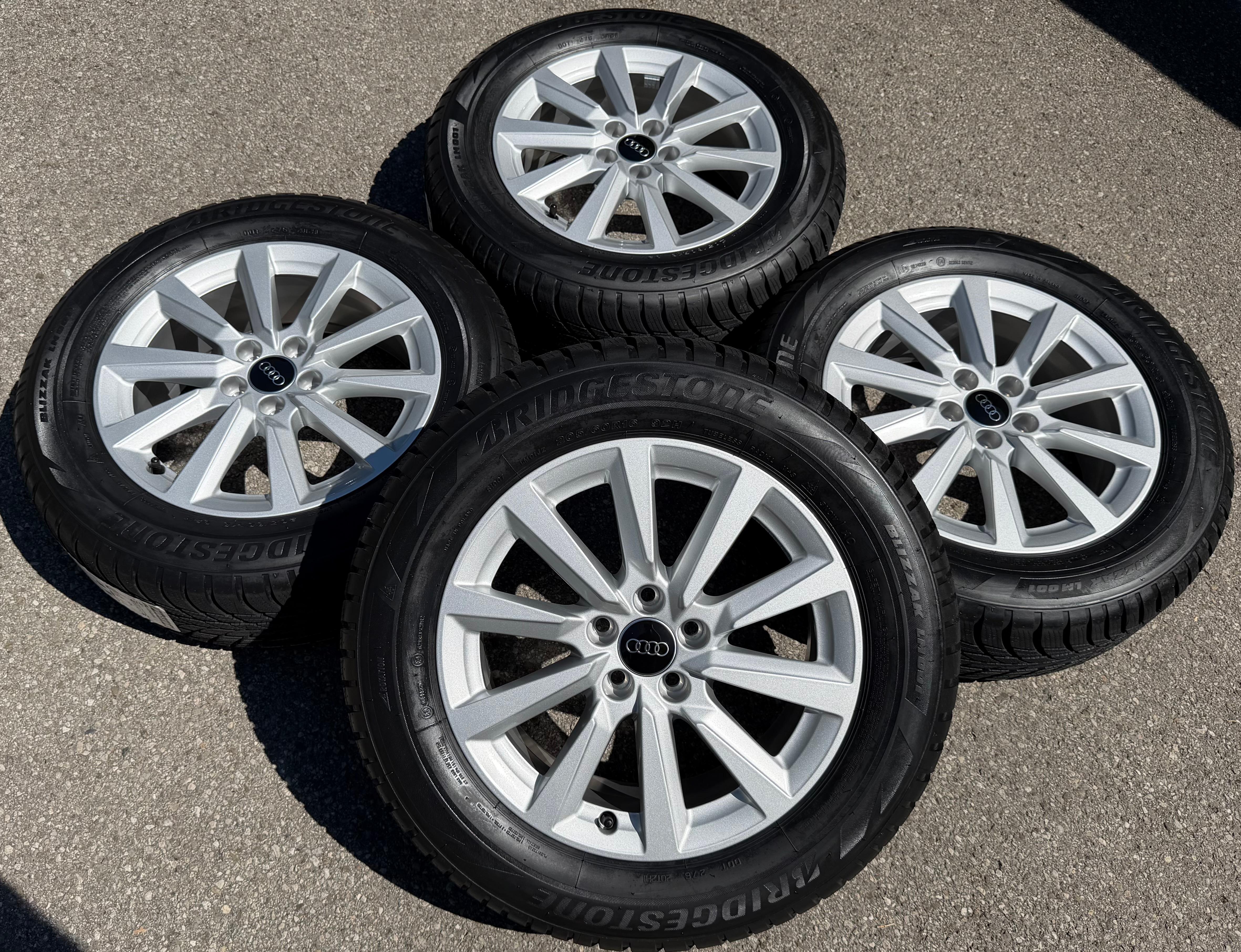4 llantas de aluminio originales de invierno para Audi A1 GB GBH 82A601025C 205/60R16 92H 2024, nuevas