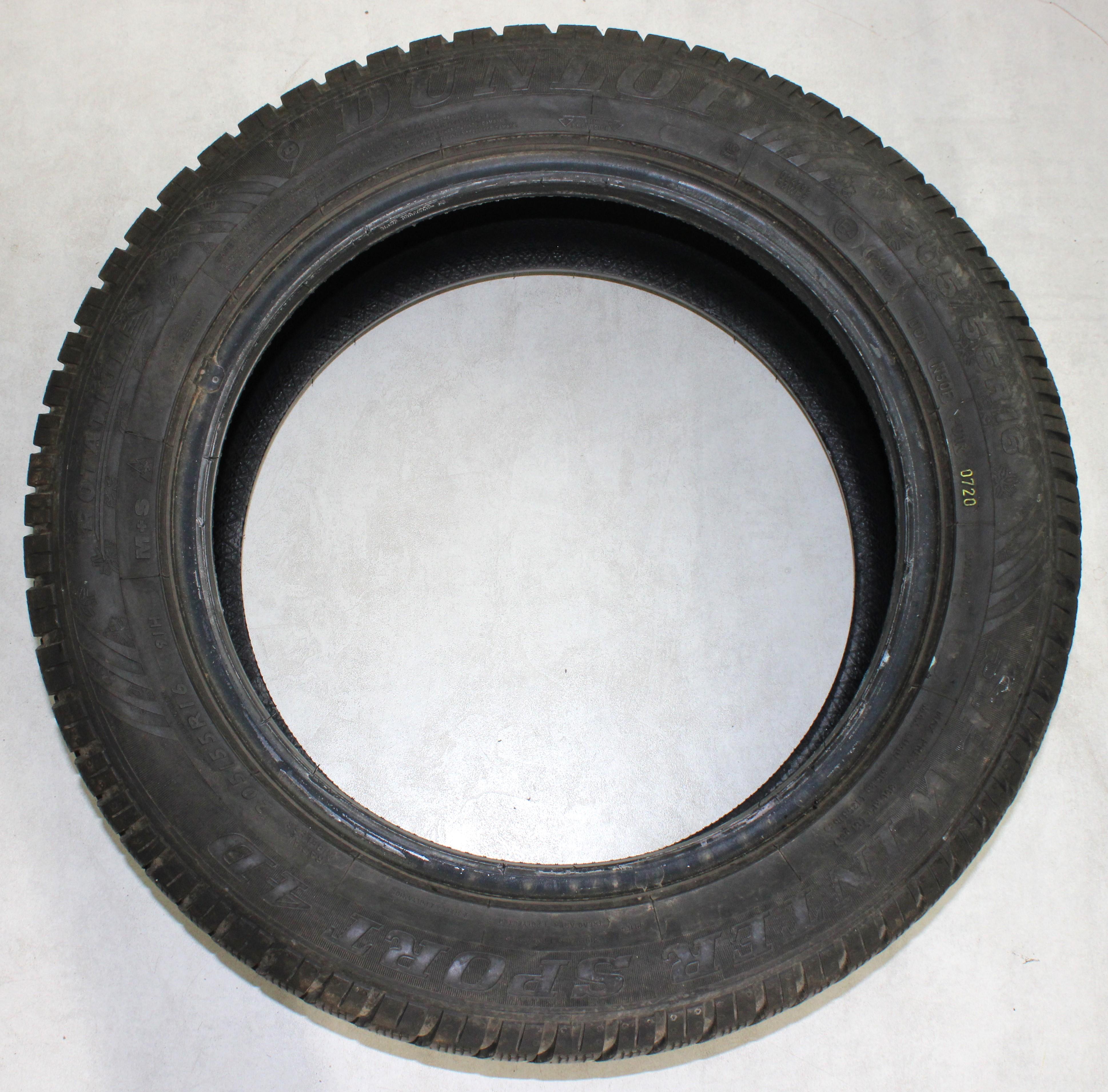 4 x 205/55R16 91H pneumatici invernali Dunlop SP Winter Sport 4D 5-5,5mm 3x2019/1x2020