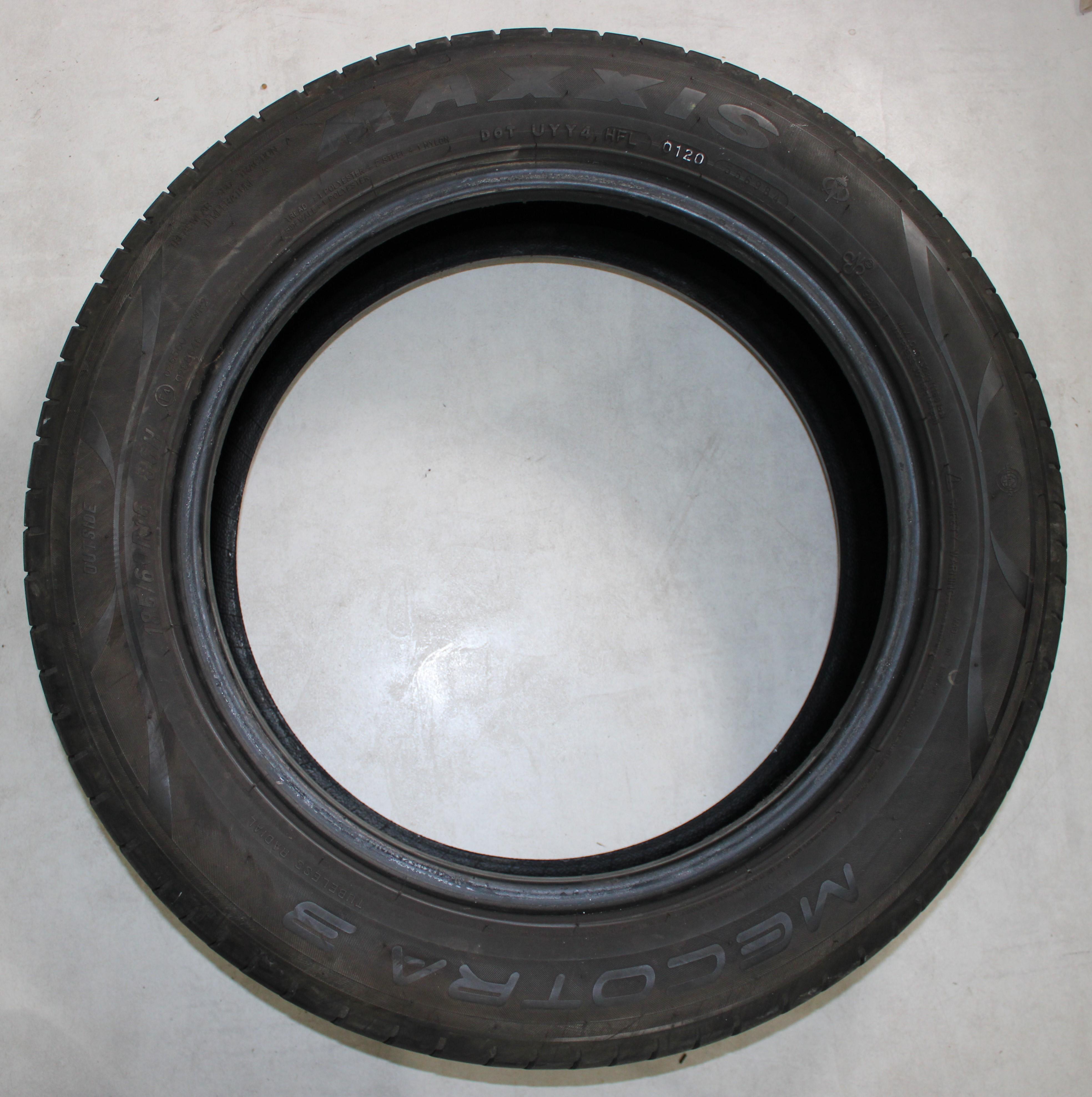 4 x 185/60R16 86H Sommerreifen Maxxis Mecotra 3 5-5,5mm 3x2019/1x2020