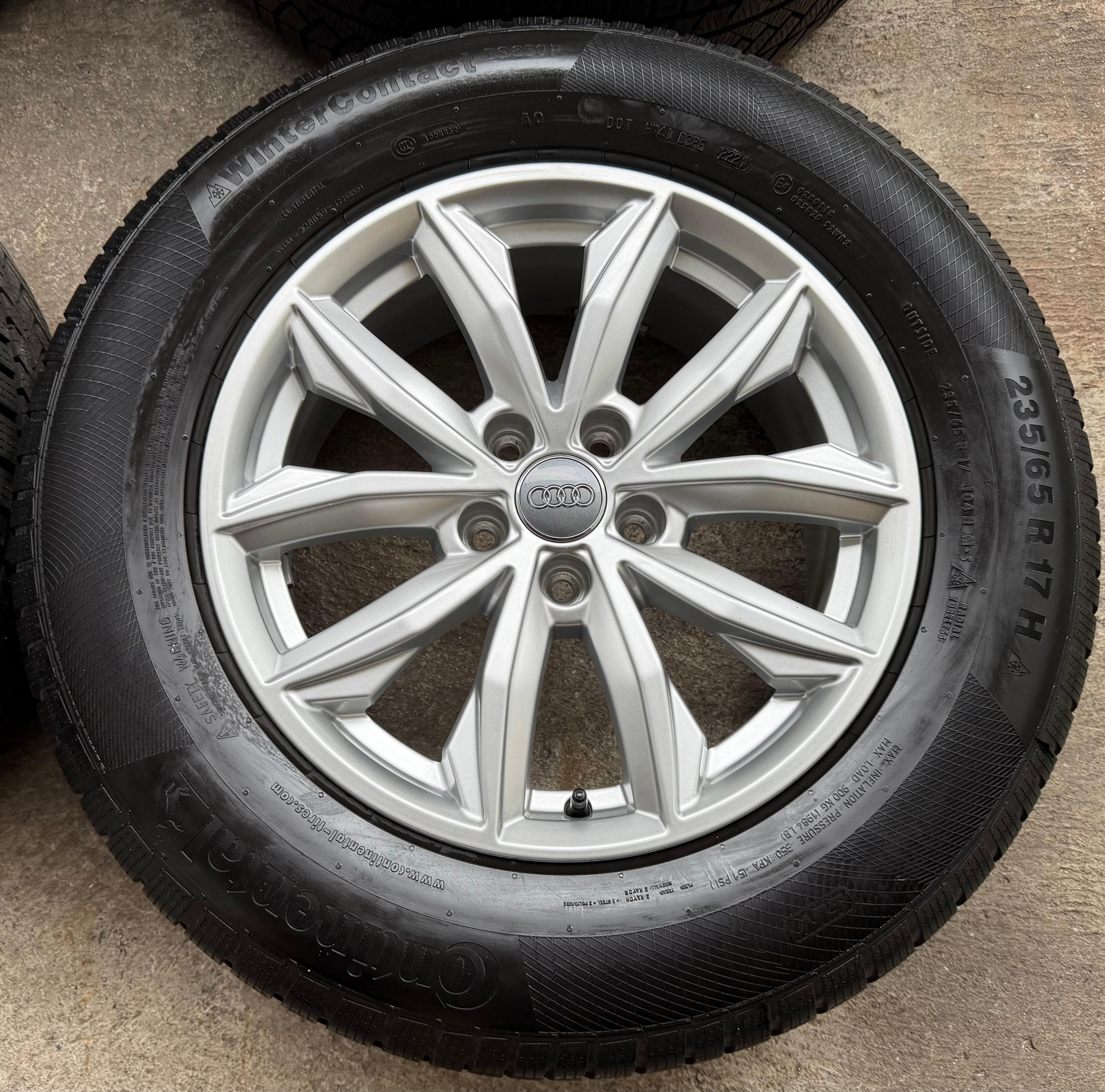 4 Original 17" Alu Winterräder Audi Q5 FY 80A601025J 7x17 ET34 235/65R17 104H 2021