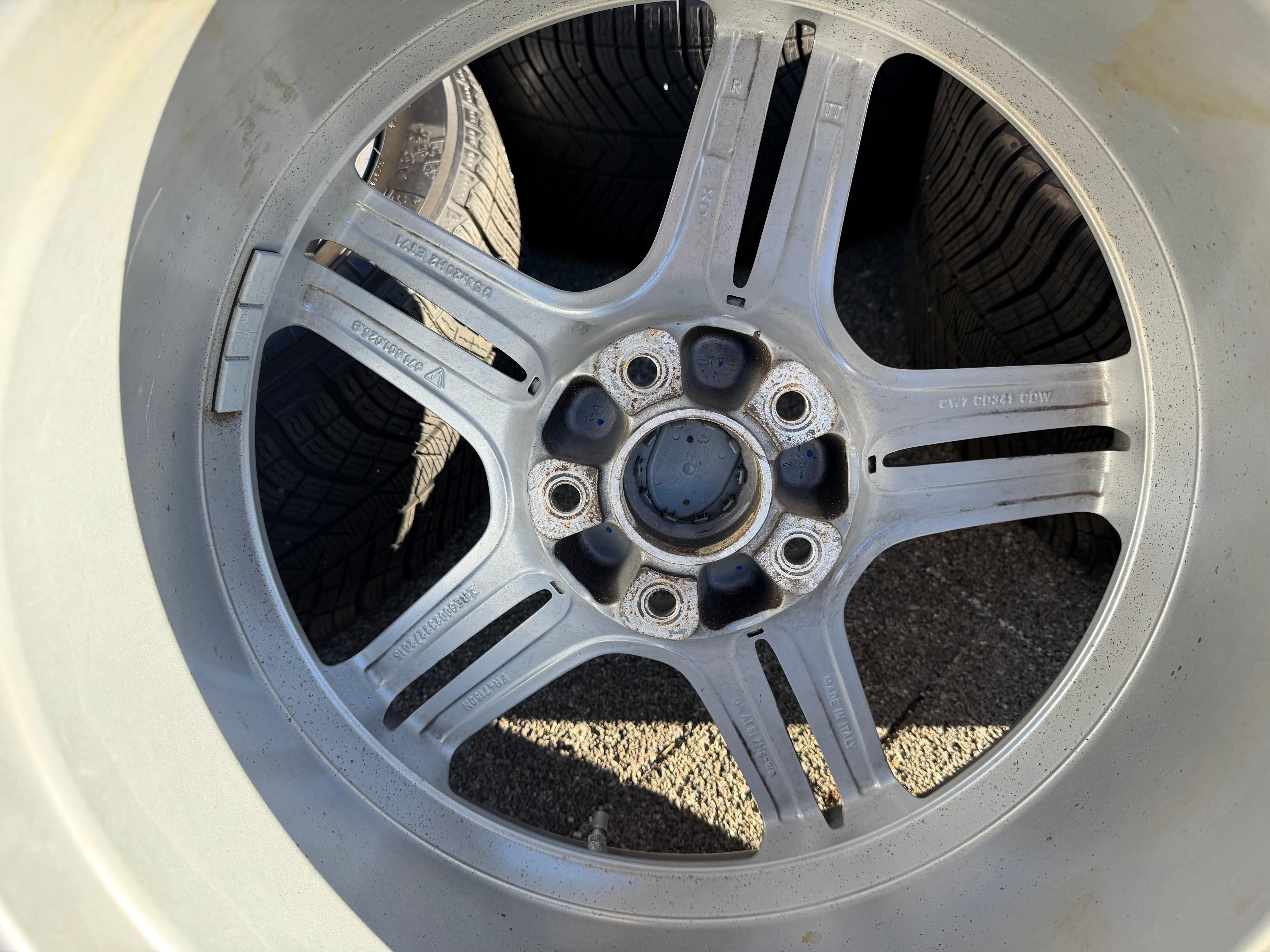 4 ruedas de invierno de aleación originales de 20" para Porsche Panamera 971 971698025B 971698025C Michelin RDKS