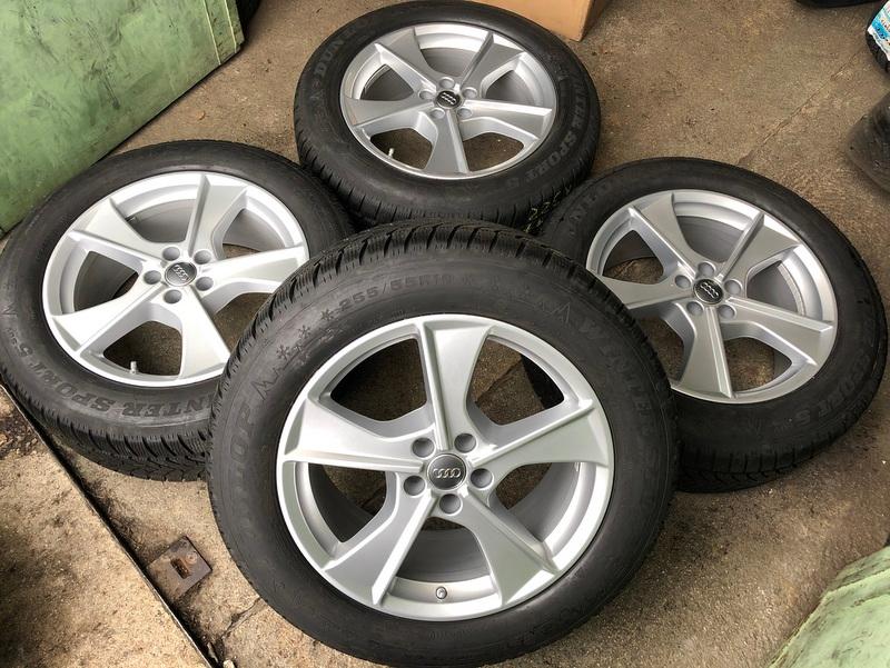 4 LLANTAS DE INVIERNO ORIGINALES DE ALUMINIO 19" AUDI Q7 4M 4L 4L1 255/55R19 111V RDKS