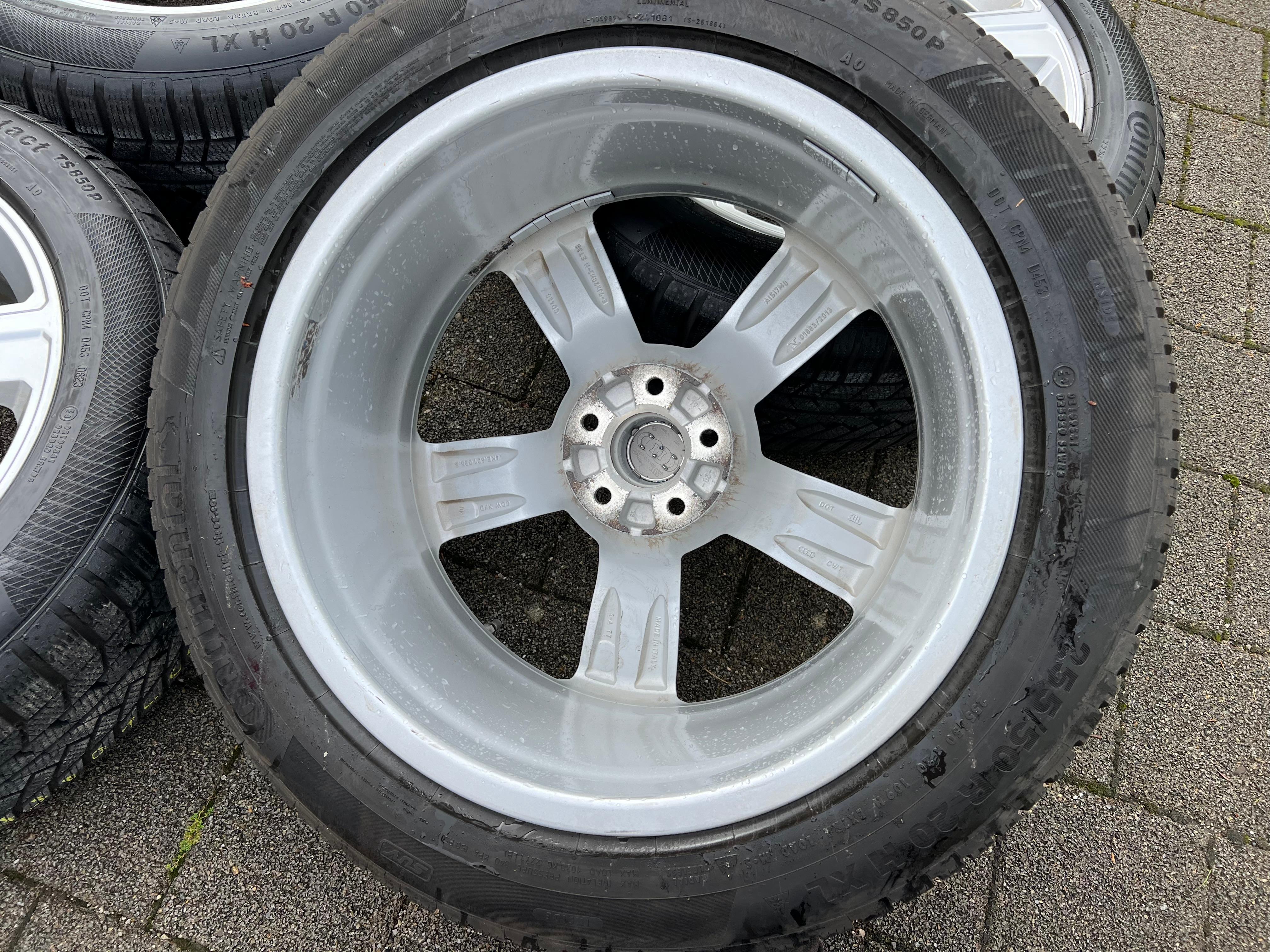 4 ORIGINELE 20" ALUMINIUM WINTERWIELEN AUDI Q8 E-TRON 4KE601025S 255/50R20 109H 2023