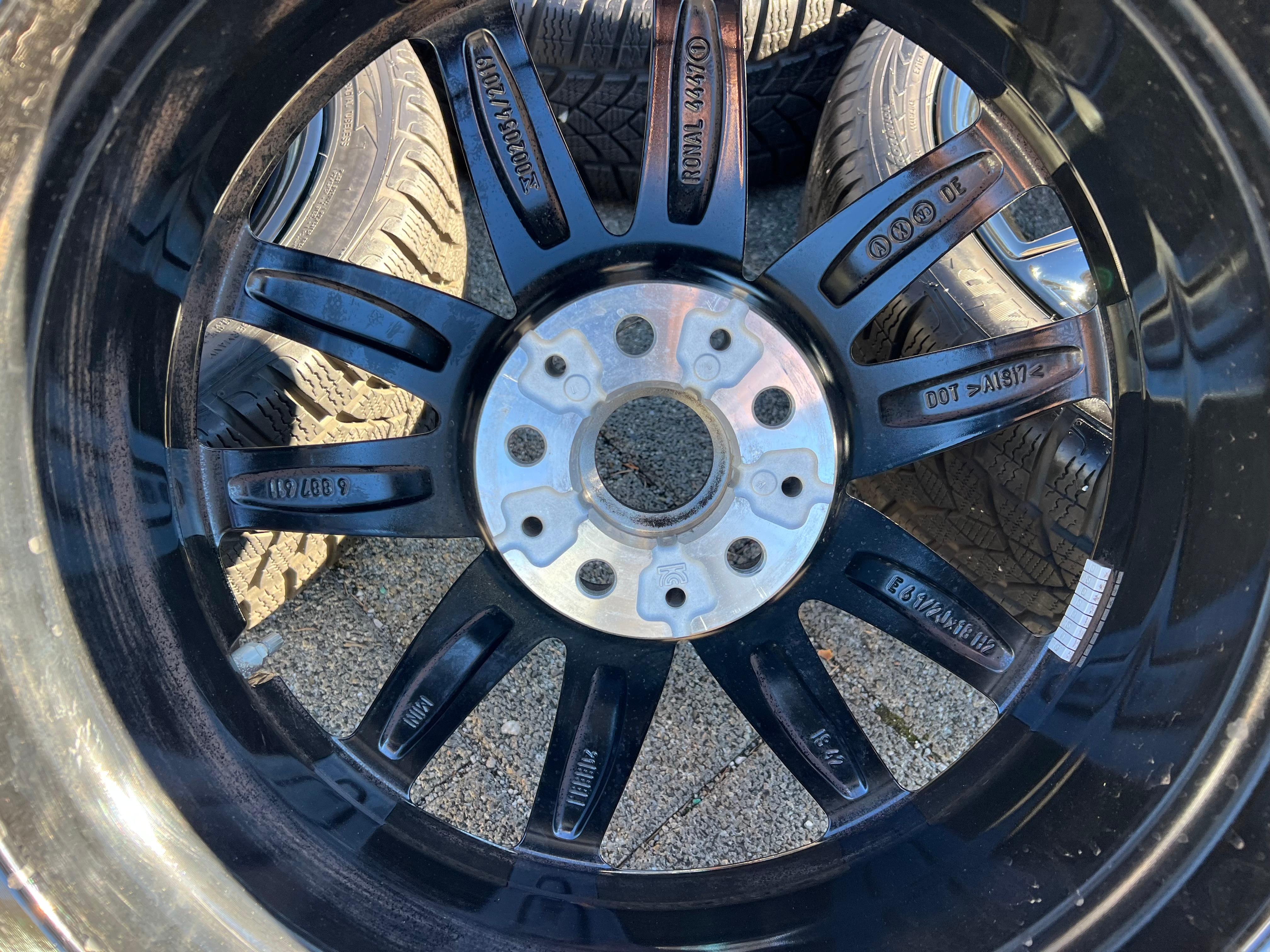 4 llantas de aluminio originales de invierno de 18" para MINI Clubman F54, modelo «Grip Spoke 815», con sistema RDKS, envío gratuito
