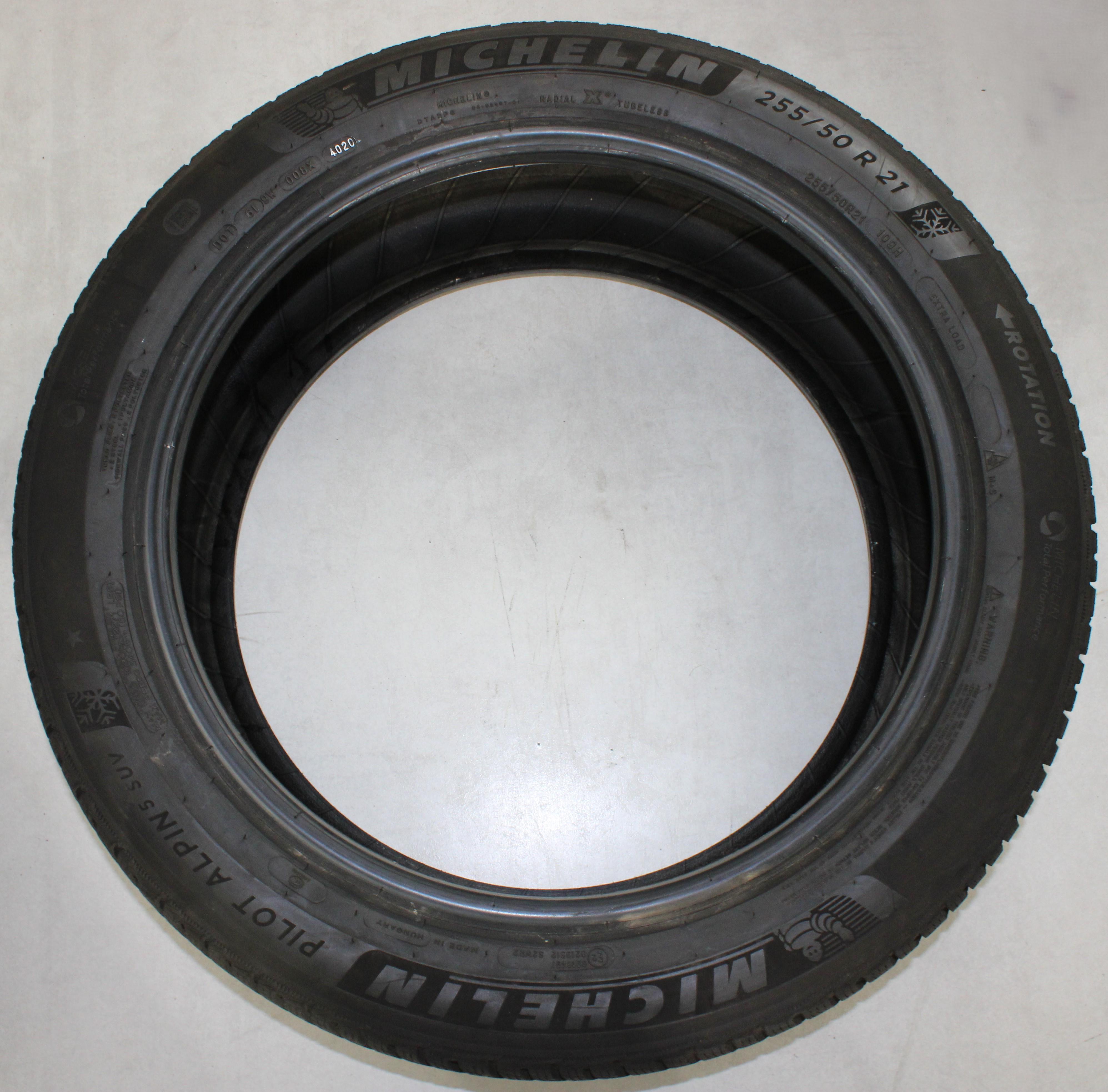 2 x 255/50R21 109H Winterreifen Michelin Pilot Alpin 5 SUV 6,5mm 2020 *