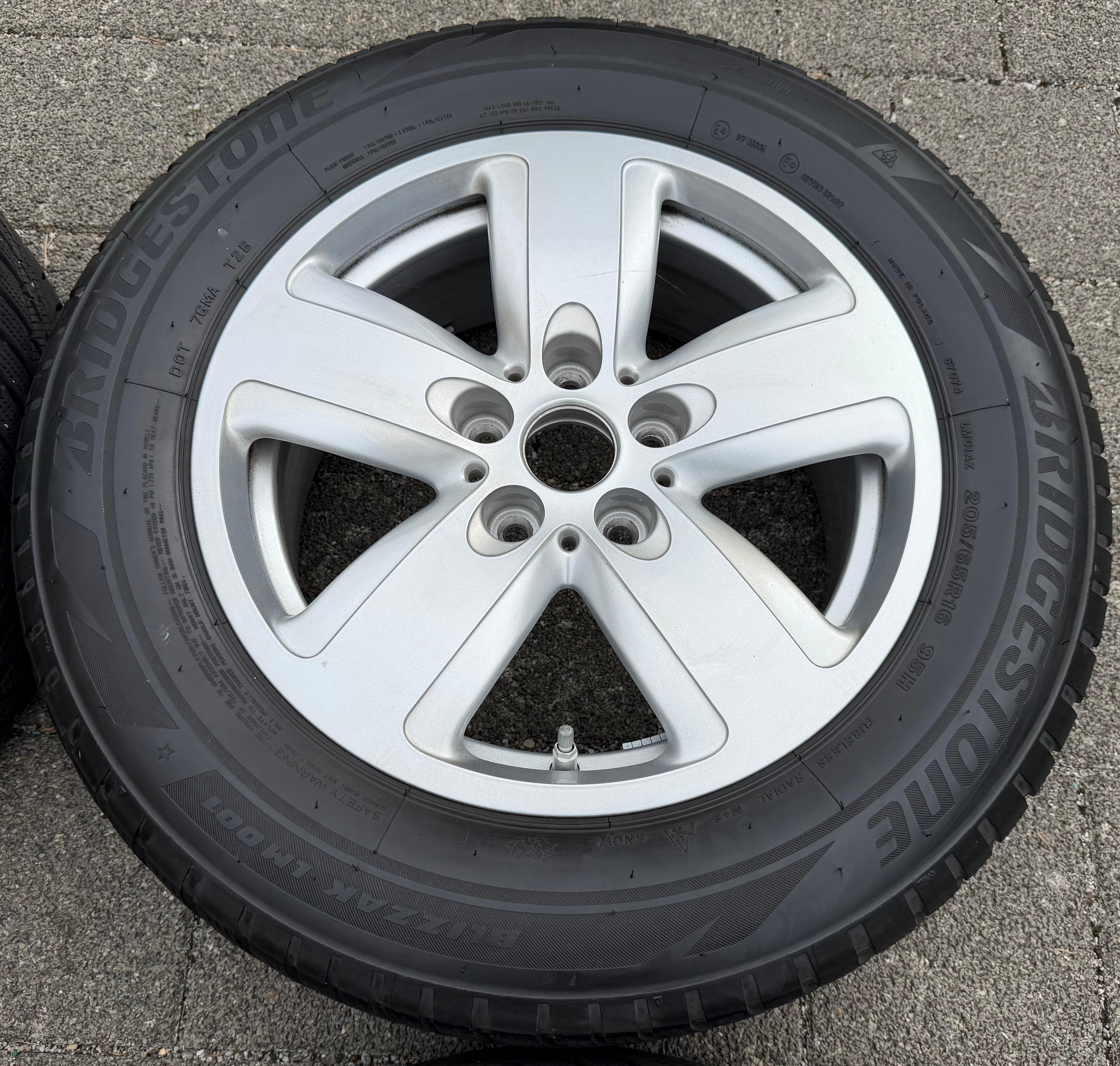 4 ORIGINAL ALU WINTERRÄDER MINI COUNTRYMAN F60 FMX 205/65R16 95H 6856029 RDKS