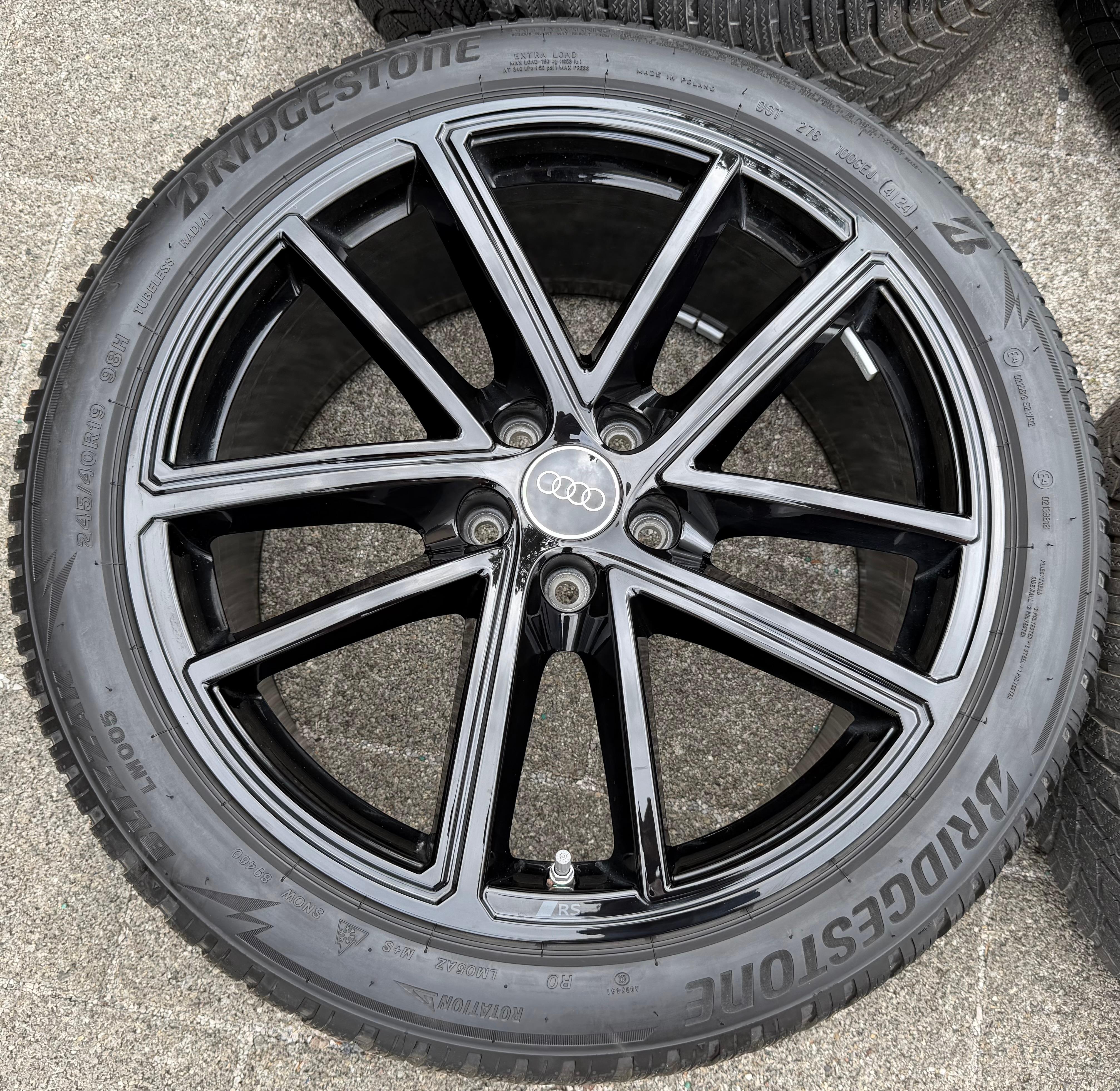 4 ORIGINAL 19" ALU WINTERRÄDER AUDI A5 S5 F2 B10 8B3601025BA 245/40R19 98H 2024