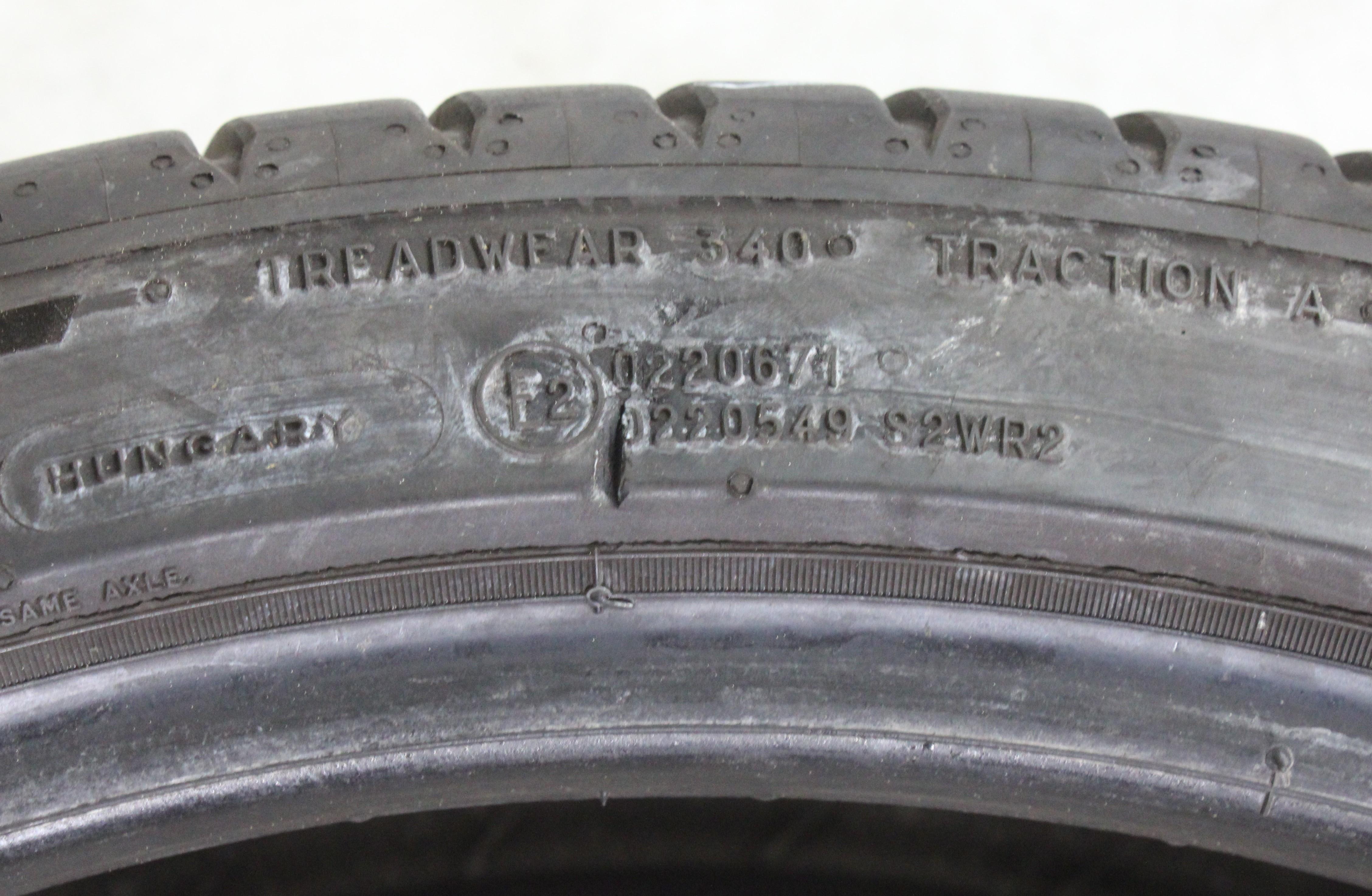 4 x 255/35R20 97Y Sommerreifen Michelin Pilot Sport 5 5,5-6mm 2x2023/2x2024 XL