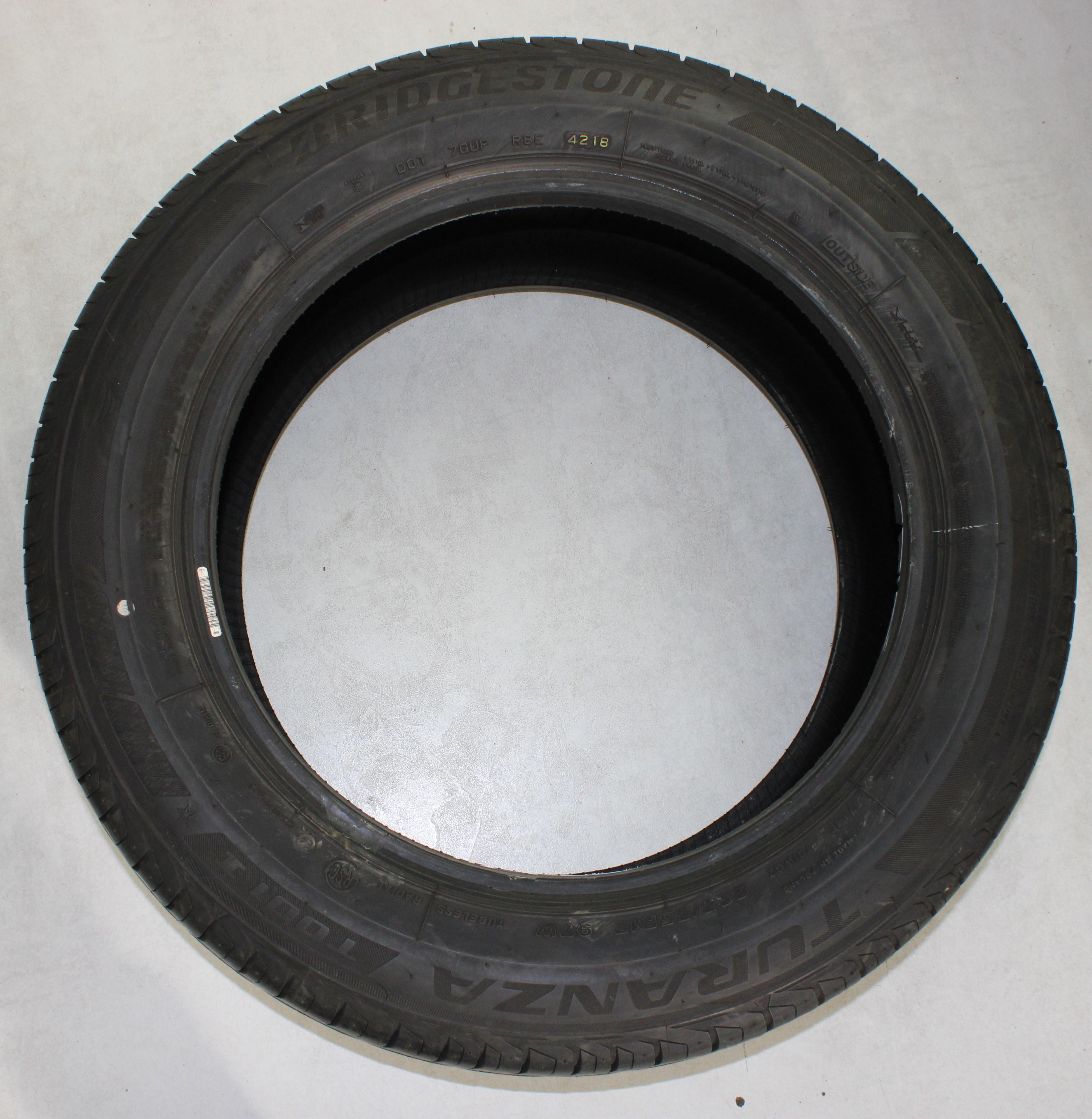 1 x 225/55R17 97W pneumatico estivo Bridgestone Turanza T001 I* Runflat 6mm 2018