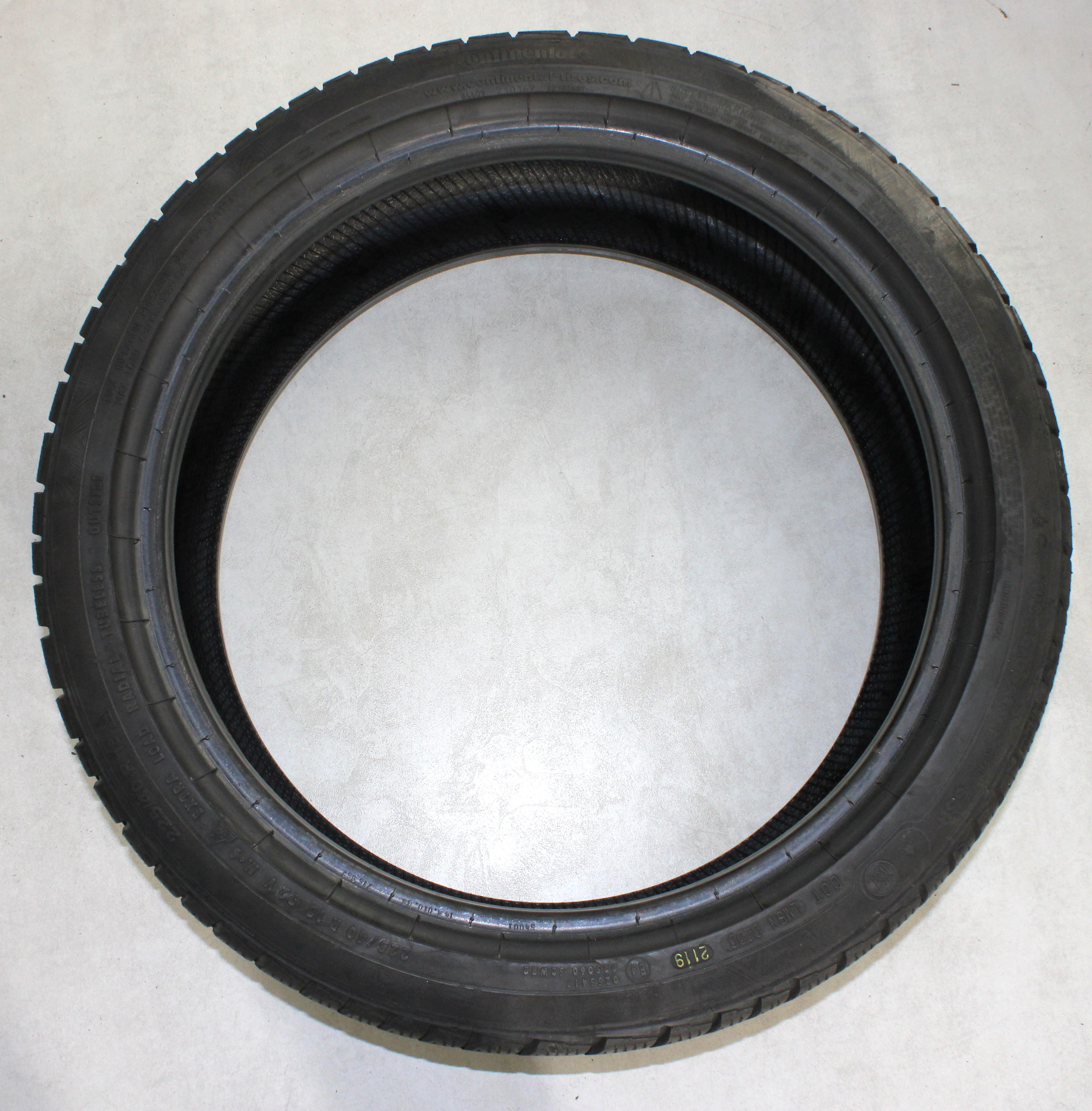 4 x 225/40R18 92V Winterreifen Continental Winter Contact TS830P SSR* Runflat 5-5,5mm 2019 XL