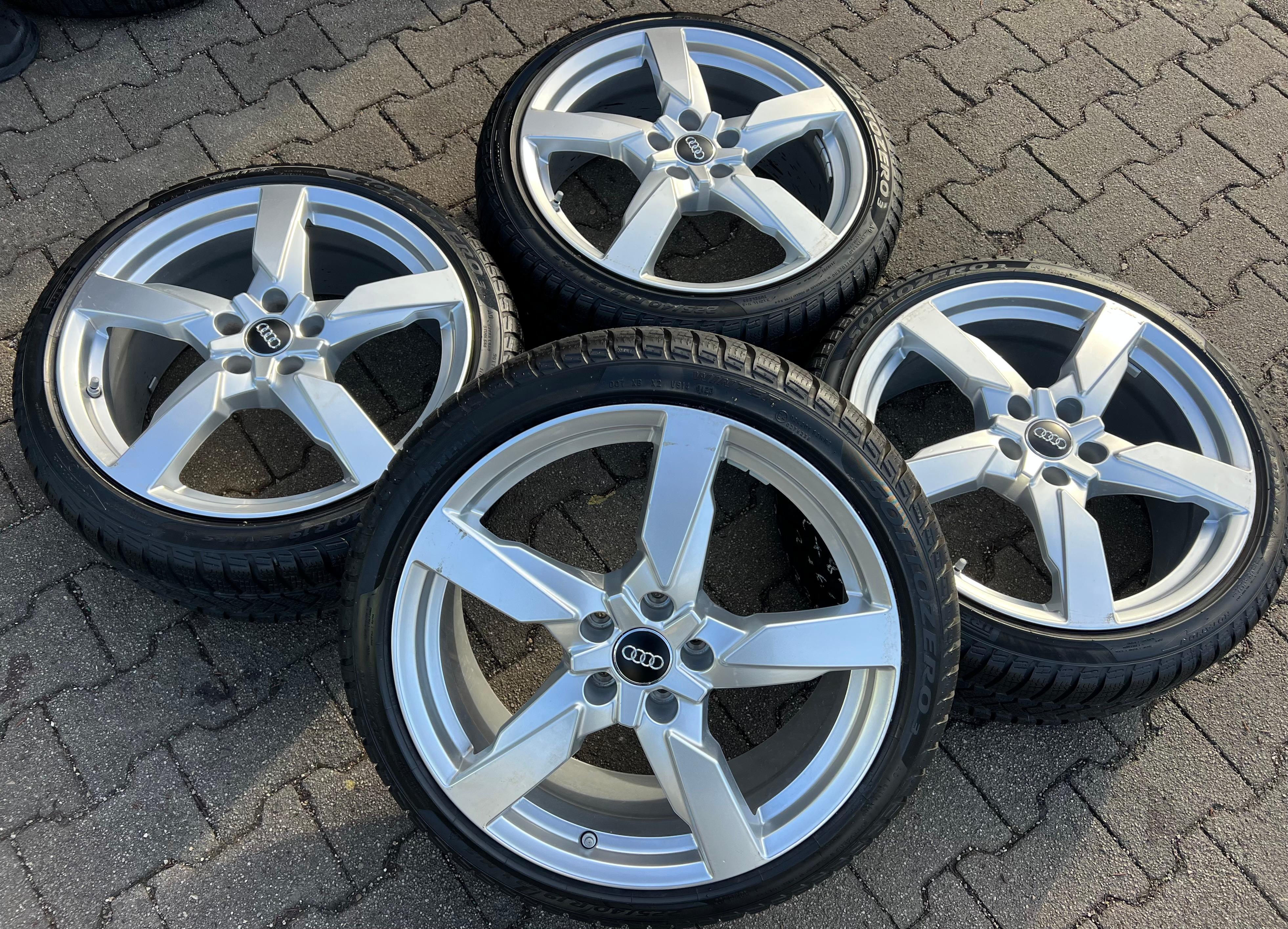 4 ORIGINAL 19" ALU WINTERRÄDER AUDI TT TTS 8S 8S0601025AG 225/40R19 93V PIRELLI