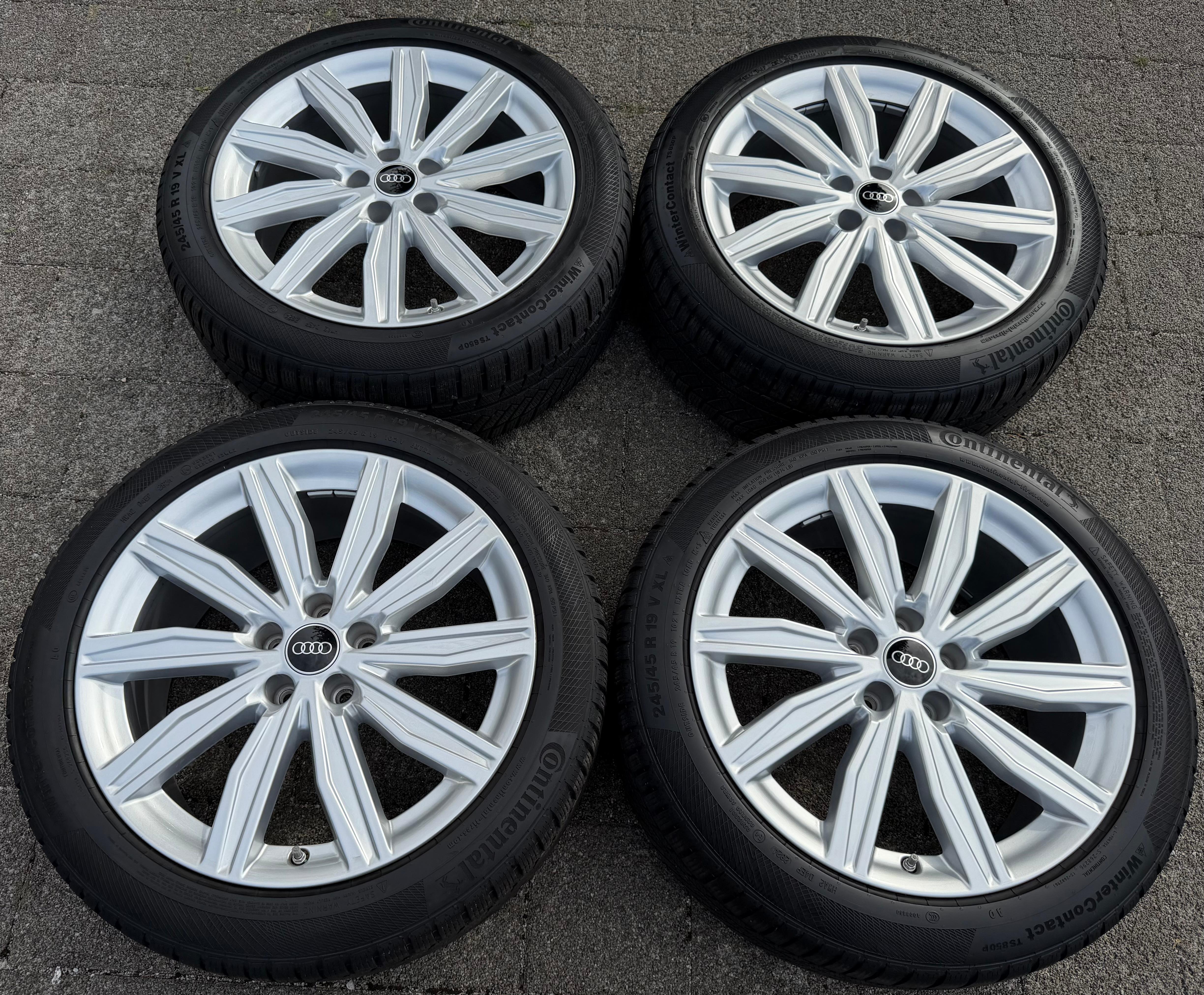 4 Original 19" Alu Winterräder Audi A6 S6 C8 4K F2 4K0601025DS 245/45R19 102V 2024 RDKS