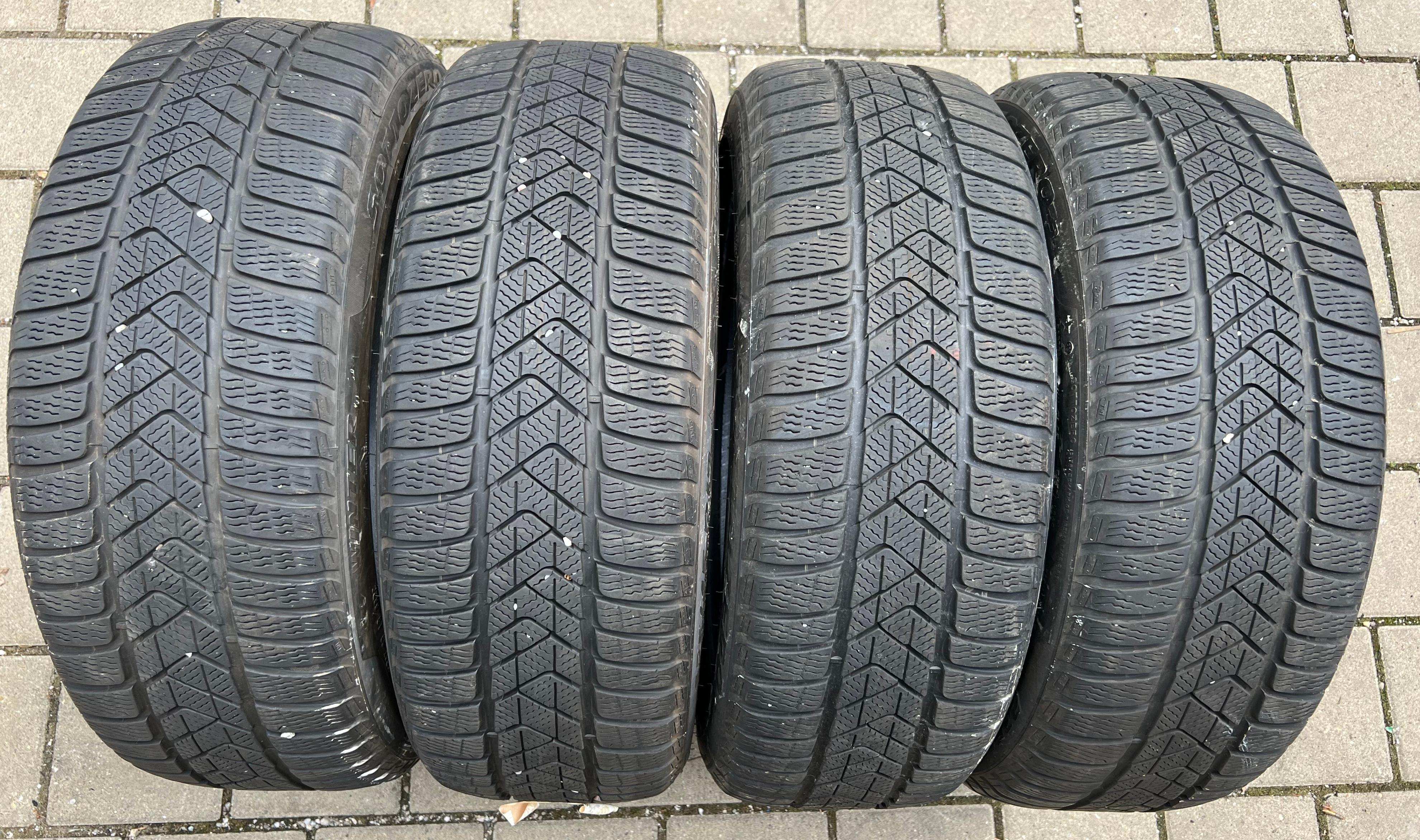 4 x 225/45R19 96V pneus d'hiver Pirelli Sottozero 3 Runflat 5,5-6mm 2019/2020 *