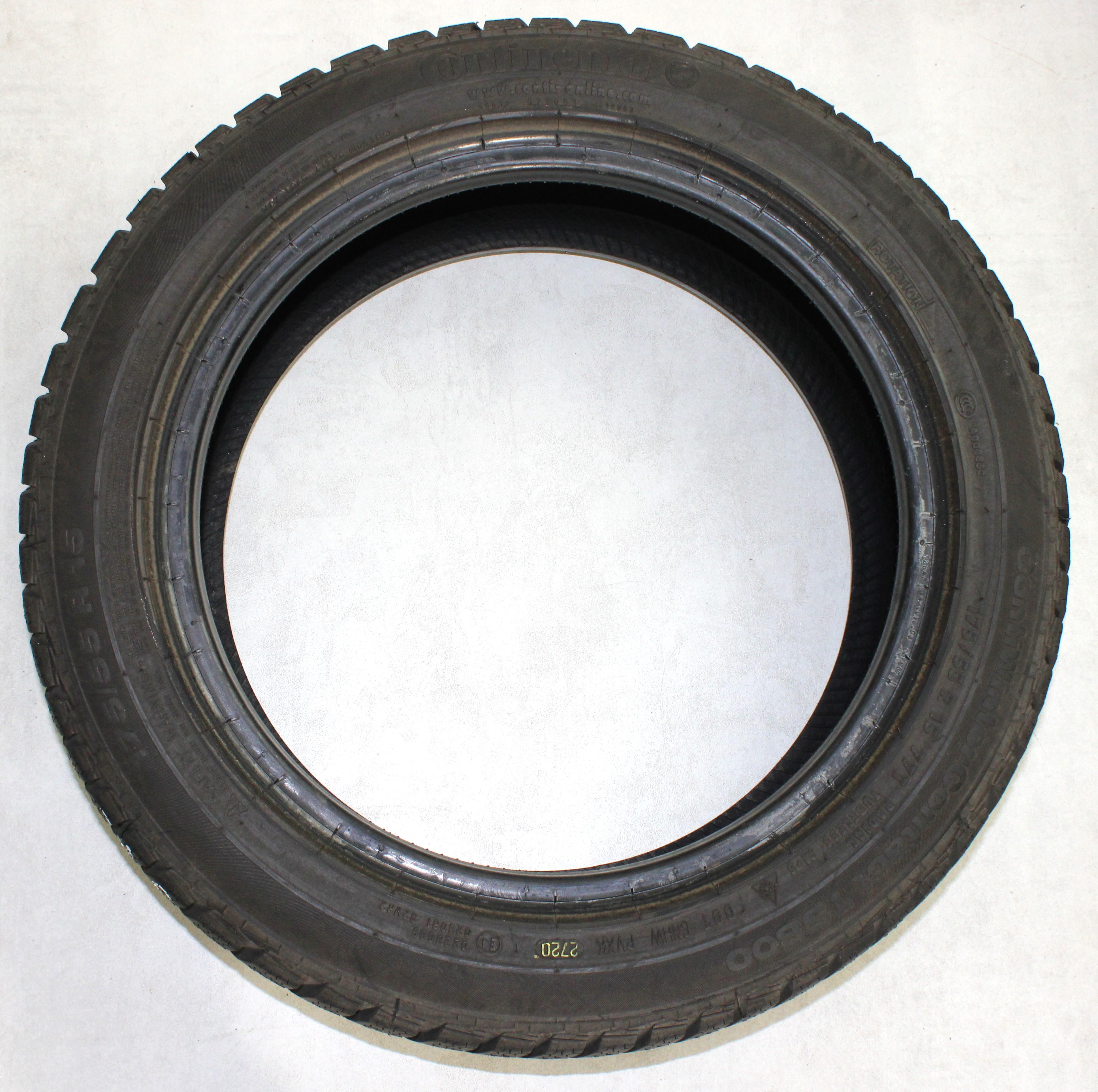 2 x 175/55R15 77T pneus hiver Continental Winter Contact TS800 1x5,5-6mm/1x6-6,5mm 2020