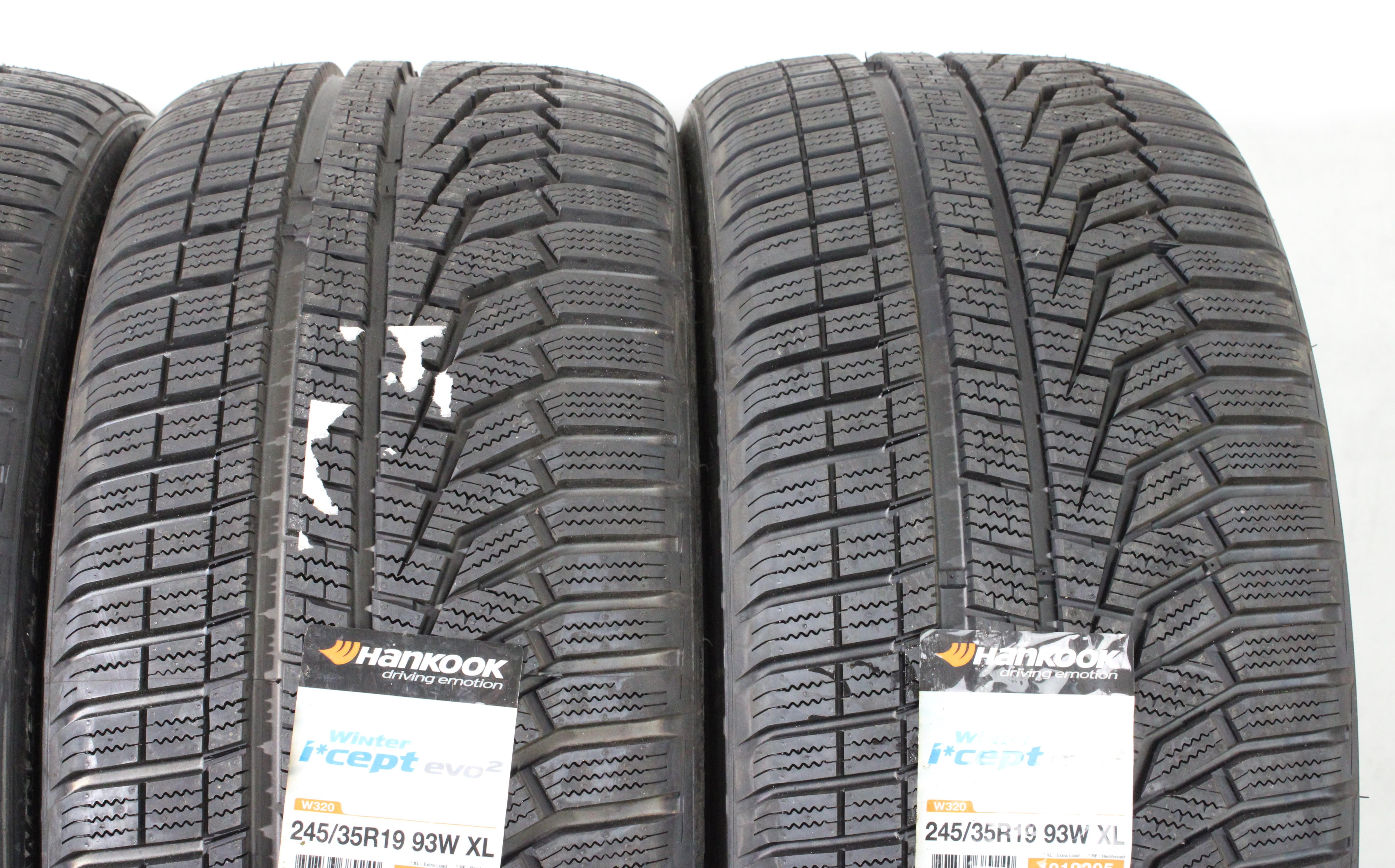 4 x 245/35R19 93W Winterreifen Hankook Winter I*Cept Evo 2 NEU 2019 Freihaus
