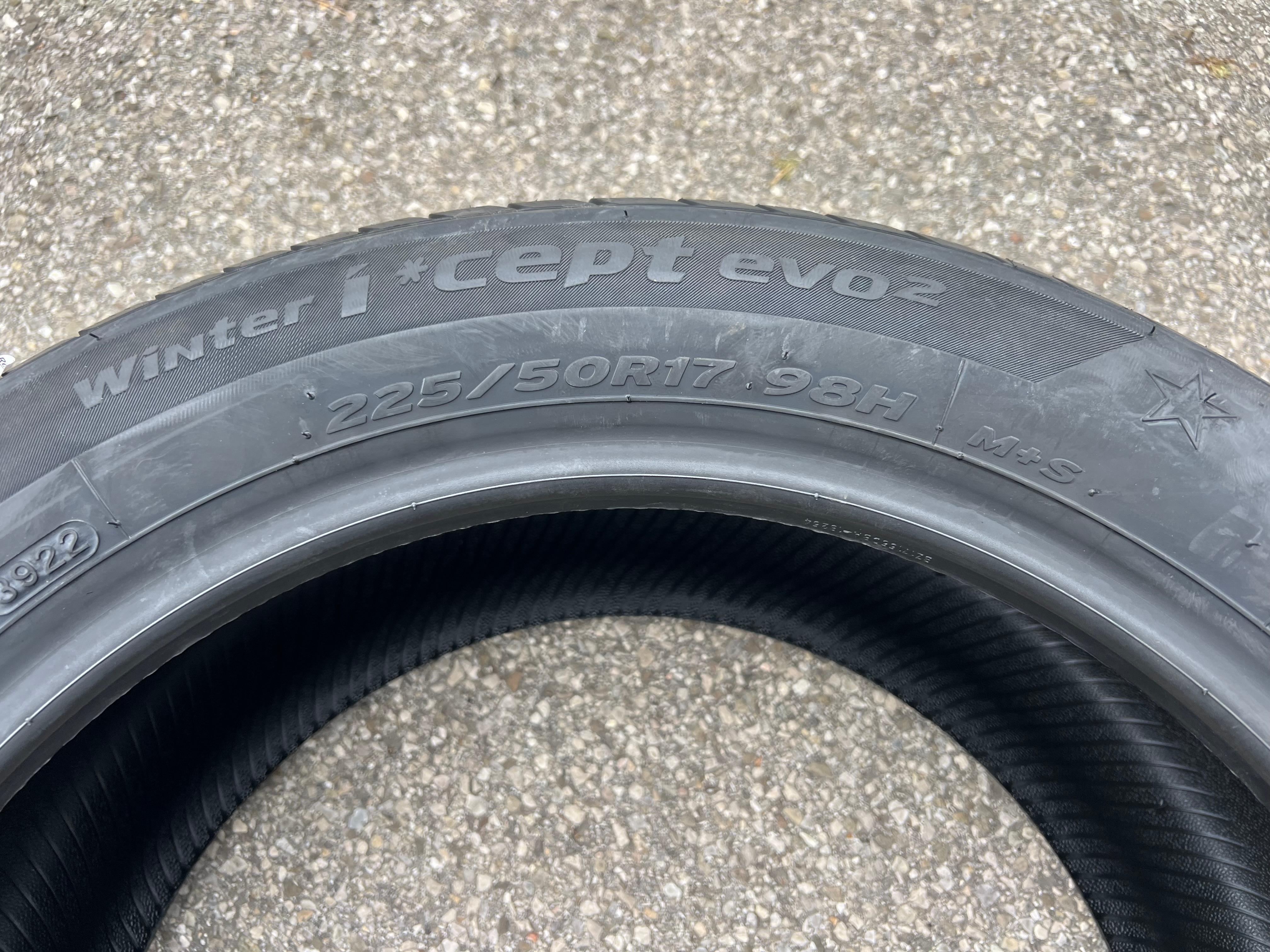 4 x 225/50R17 98H Winterreifen Hankook Winter I*Cept Evo 2 2022 NEU Freihaus