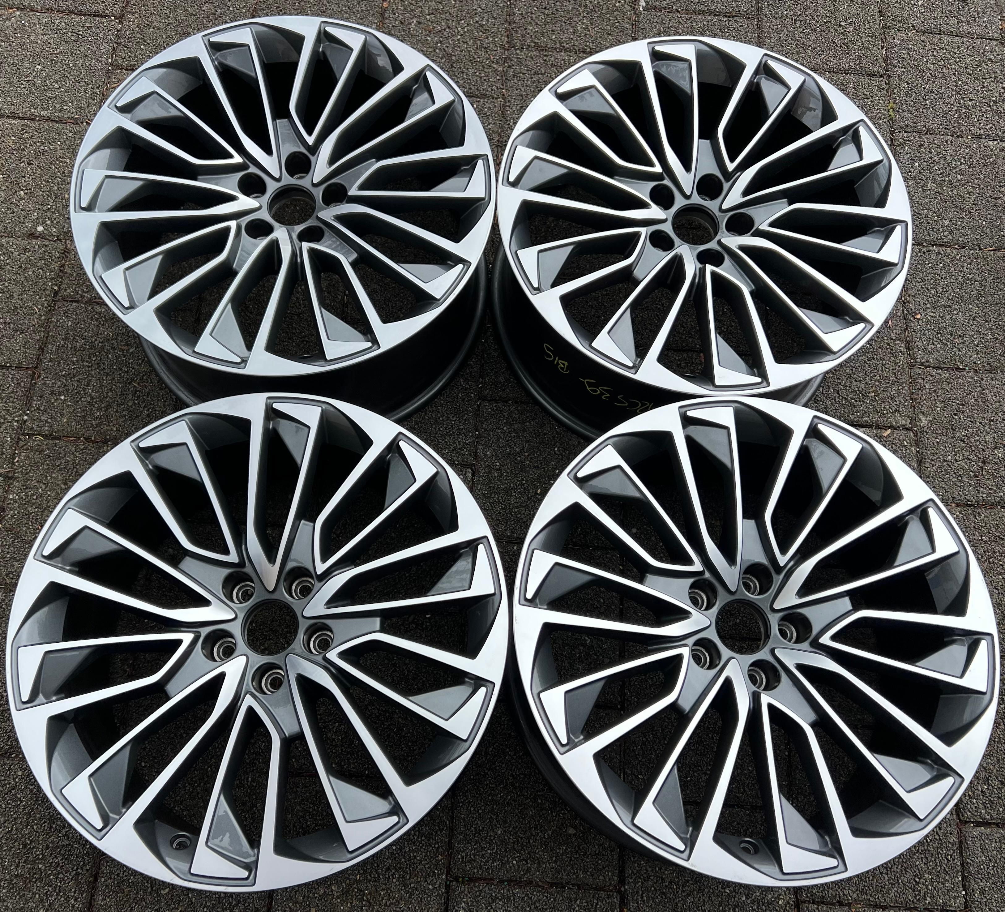 4 ORIGINELE 18" ALUMINIUM WIELEN AUDI A7 S7 4K 8,5x19 ET27 4K8601025T FREIHAUS