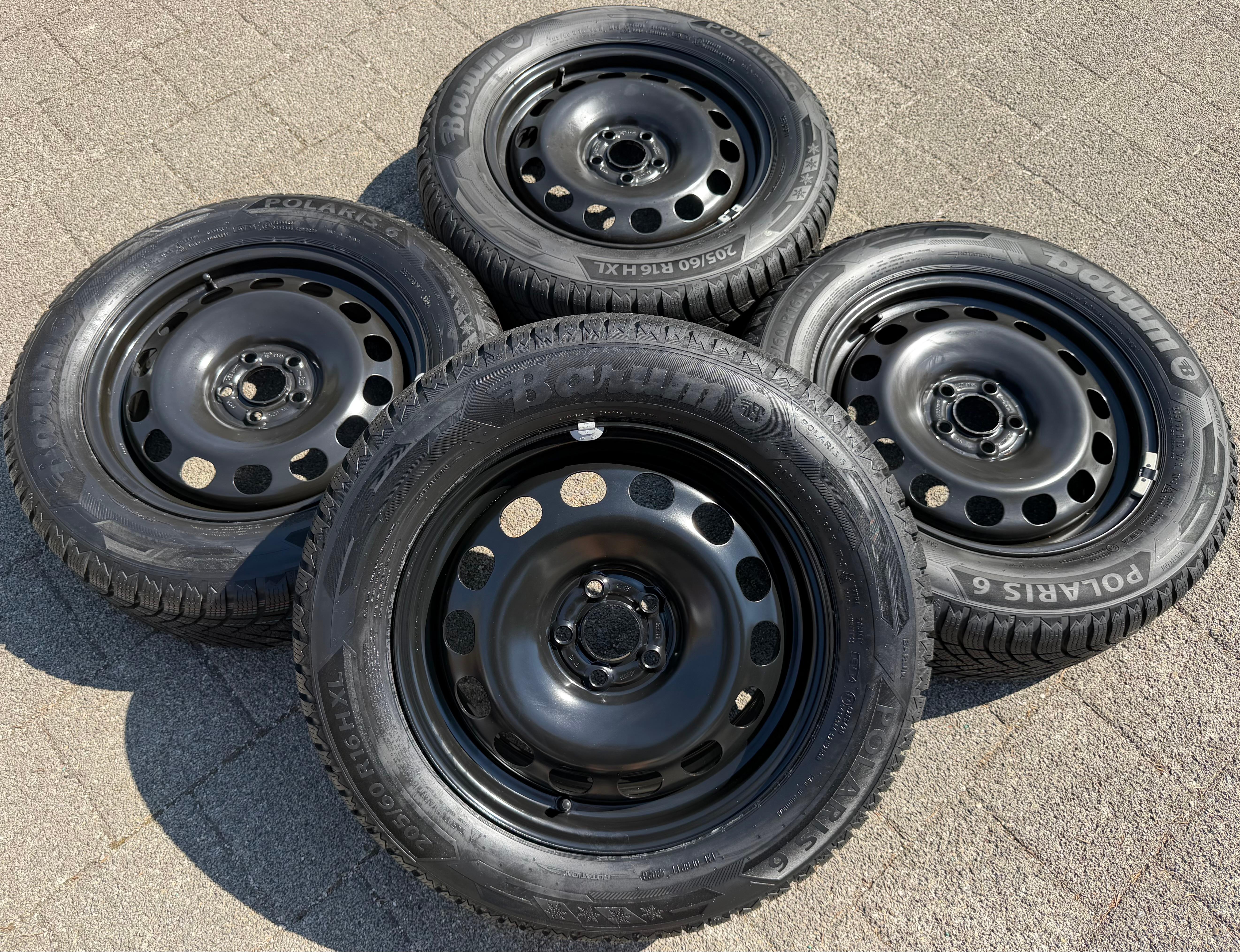 4 Winterräder Seat Ibiza Arona KJ 205/60R16 96H XL Barum Winterreifen NEU