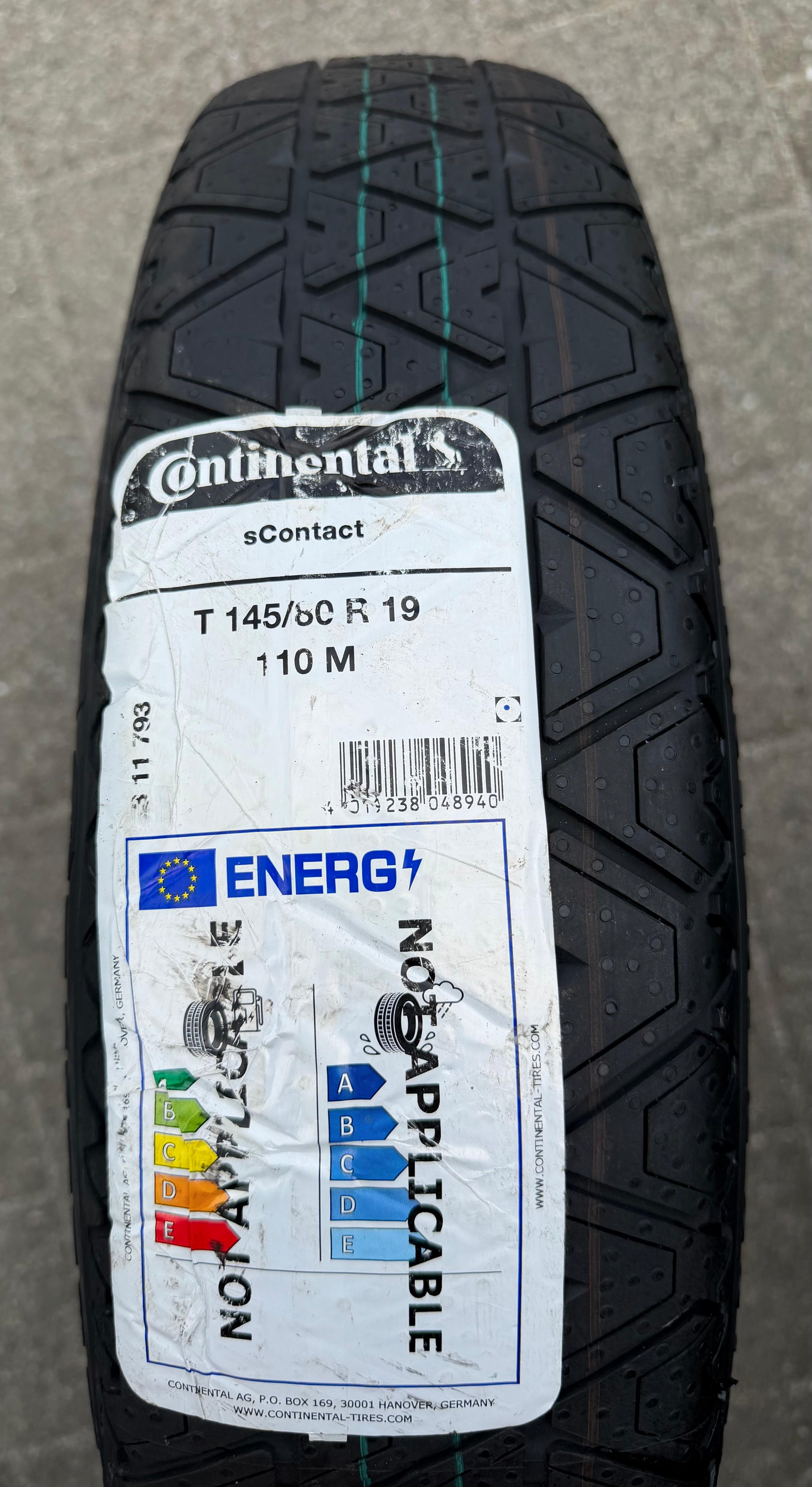 1 X ORIGINEEL 19" NOTRAD RESERVERAD VW ID.4 ID4 ID.5 ID5 1EA601027D 145/80R19 110M NIEUW