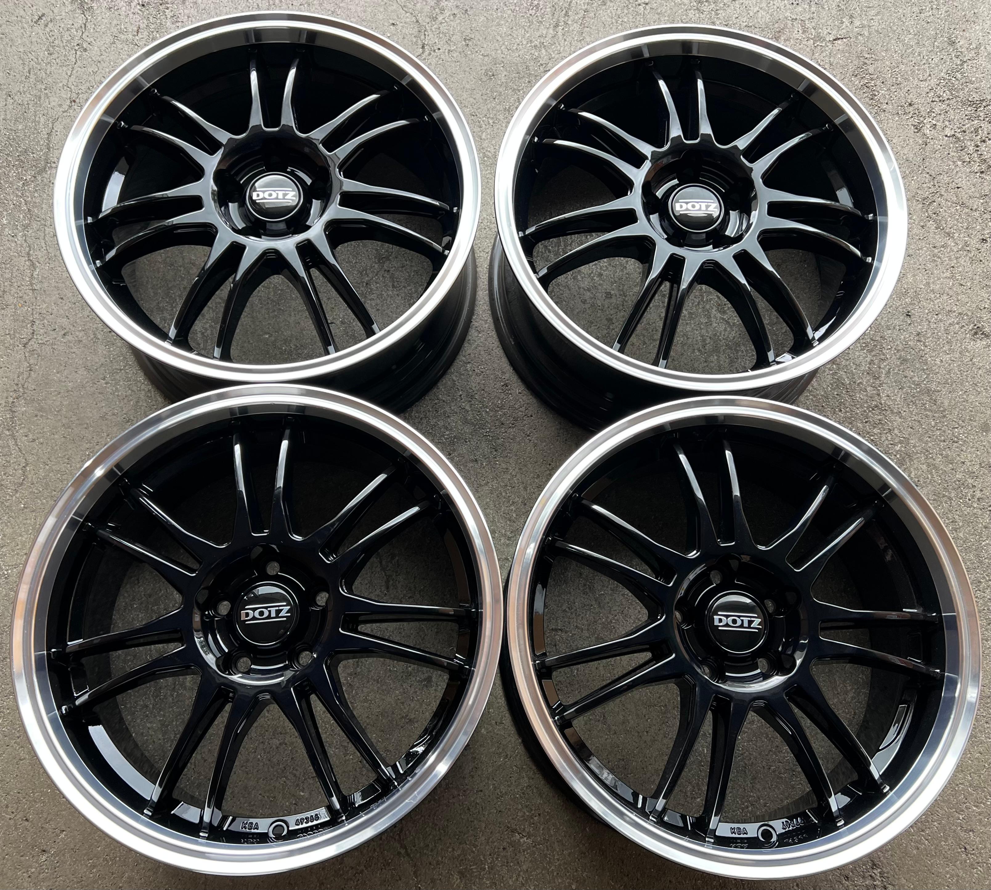 4 DOTZ 18" ALUFELGEN SKODA SUPERB VW SCIROCCO SHARAN SEAT ALHAMBRA ATECA AUDI A3