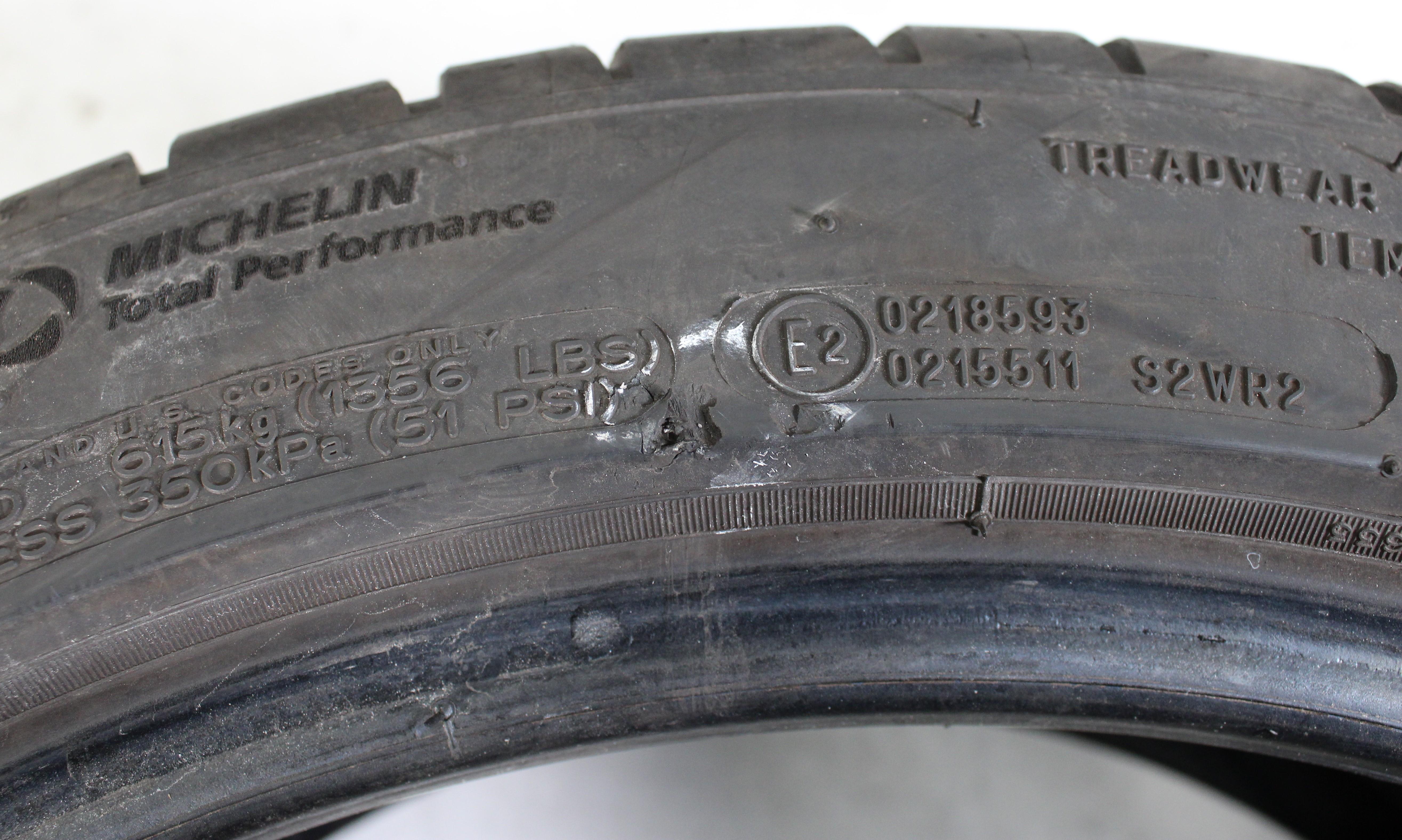 4 x 225/45R17 91Y Sommerreifen Michelin Pilot Sport 4 ZP Runflat 5-5,5mm 2019