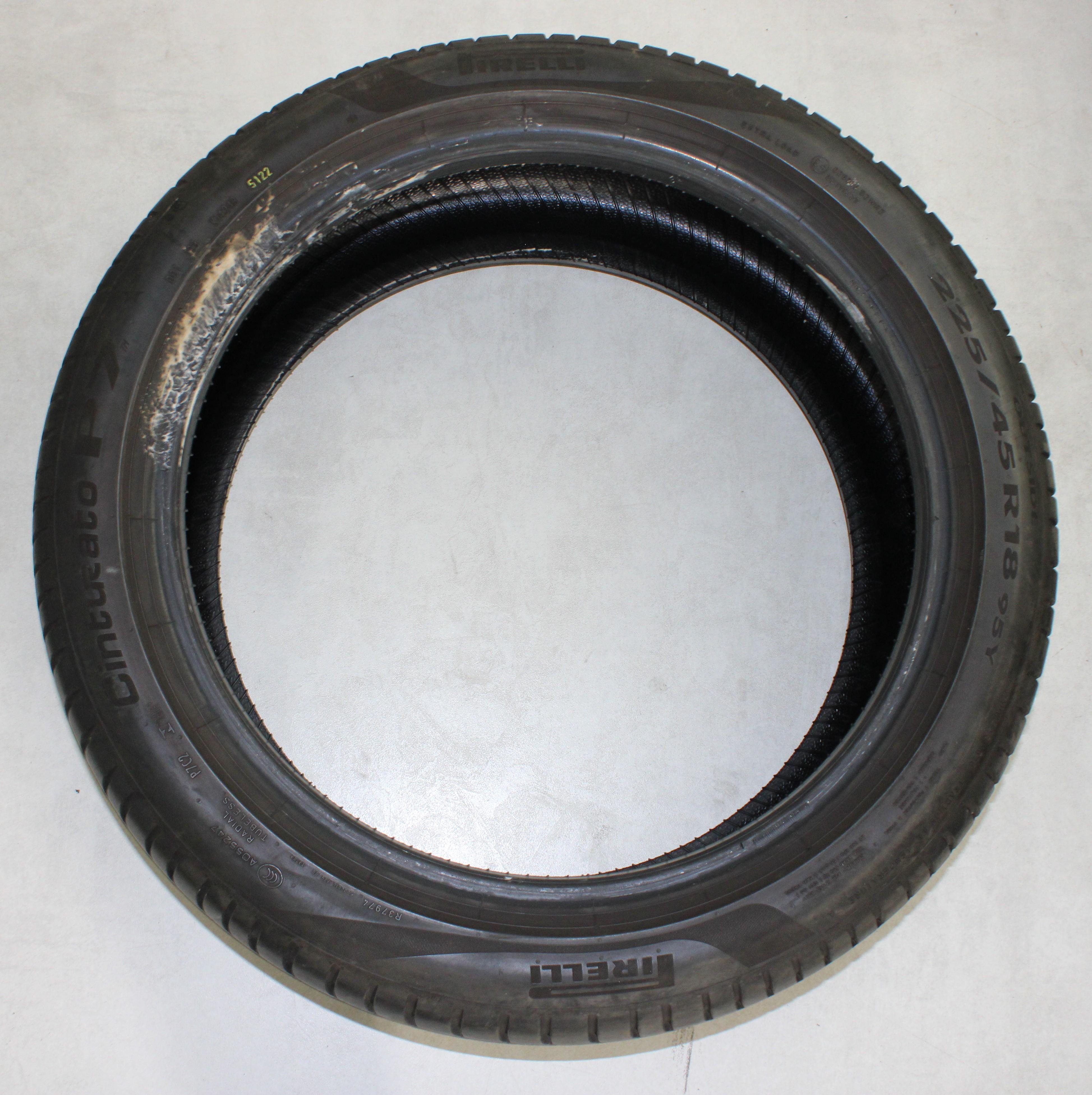 1 x 225/45R18 95Y Sommerreifen Pirelli Cinturato P7 * 5,5-6mm 2022