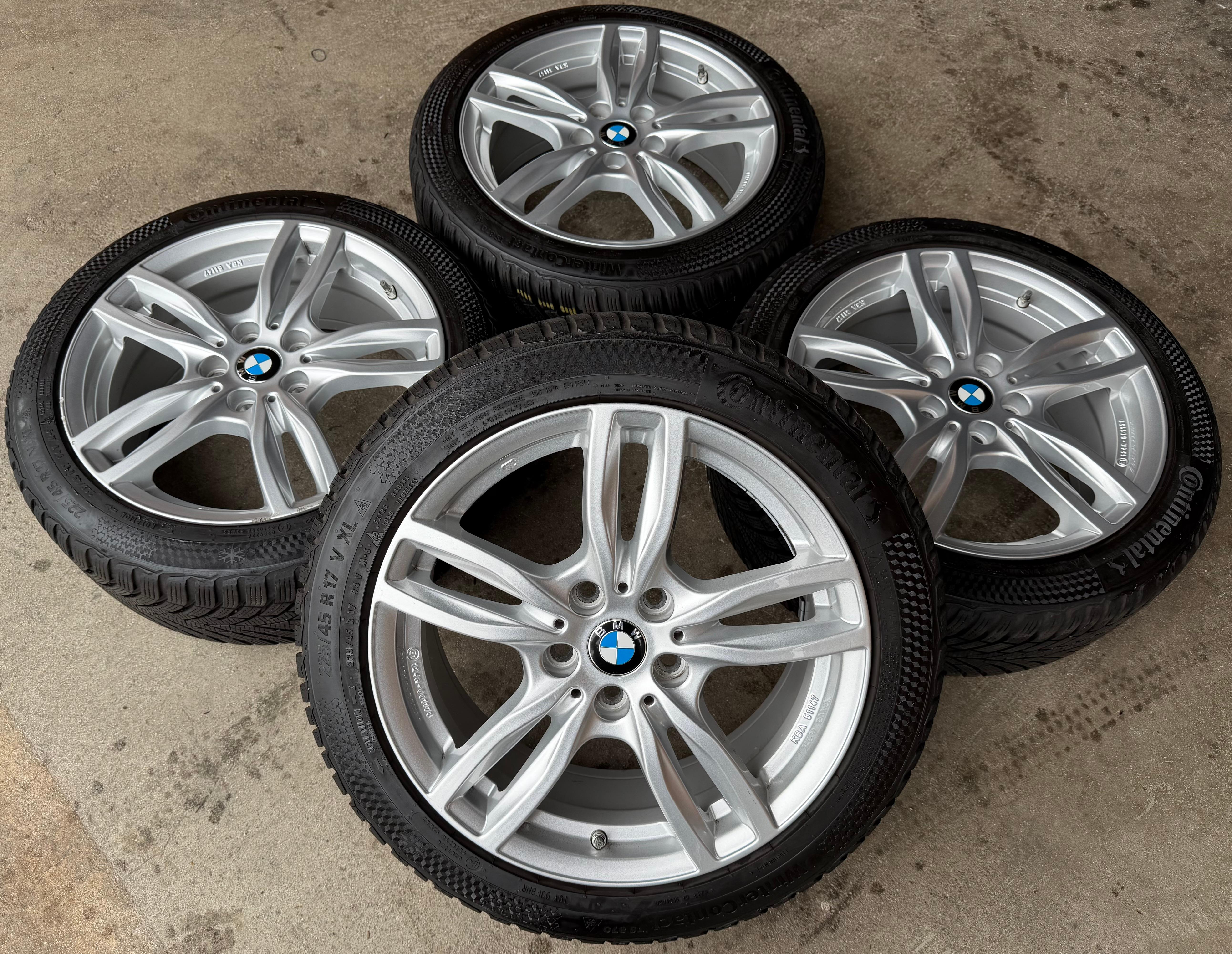 4 ALU 17" WINTERRÄDER BMW 1ER REIHE F40 2ER GRAND COUPE F44 225/45R17 94V RDKS