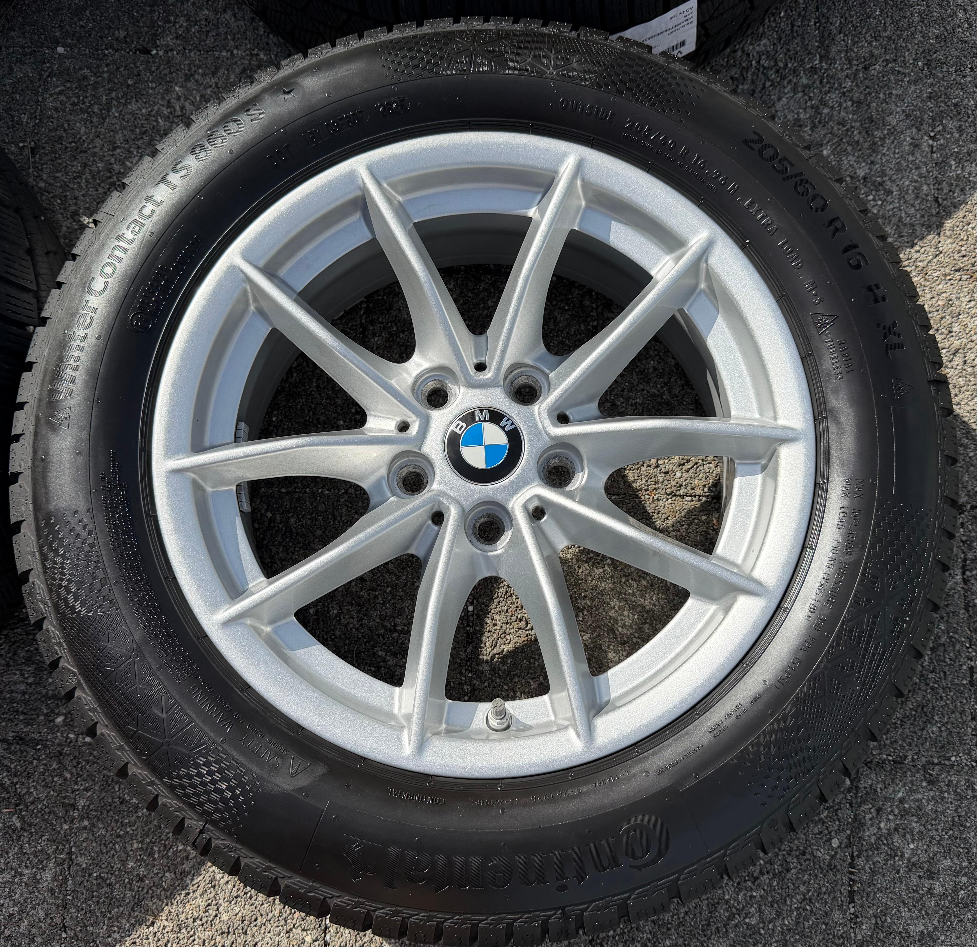 4 Original 16" Alu Winterräder BMW 3er Reihe G20 G21 205/60R16 96H RDKS 2025