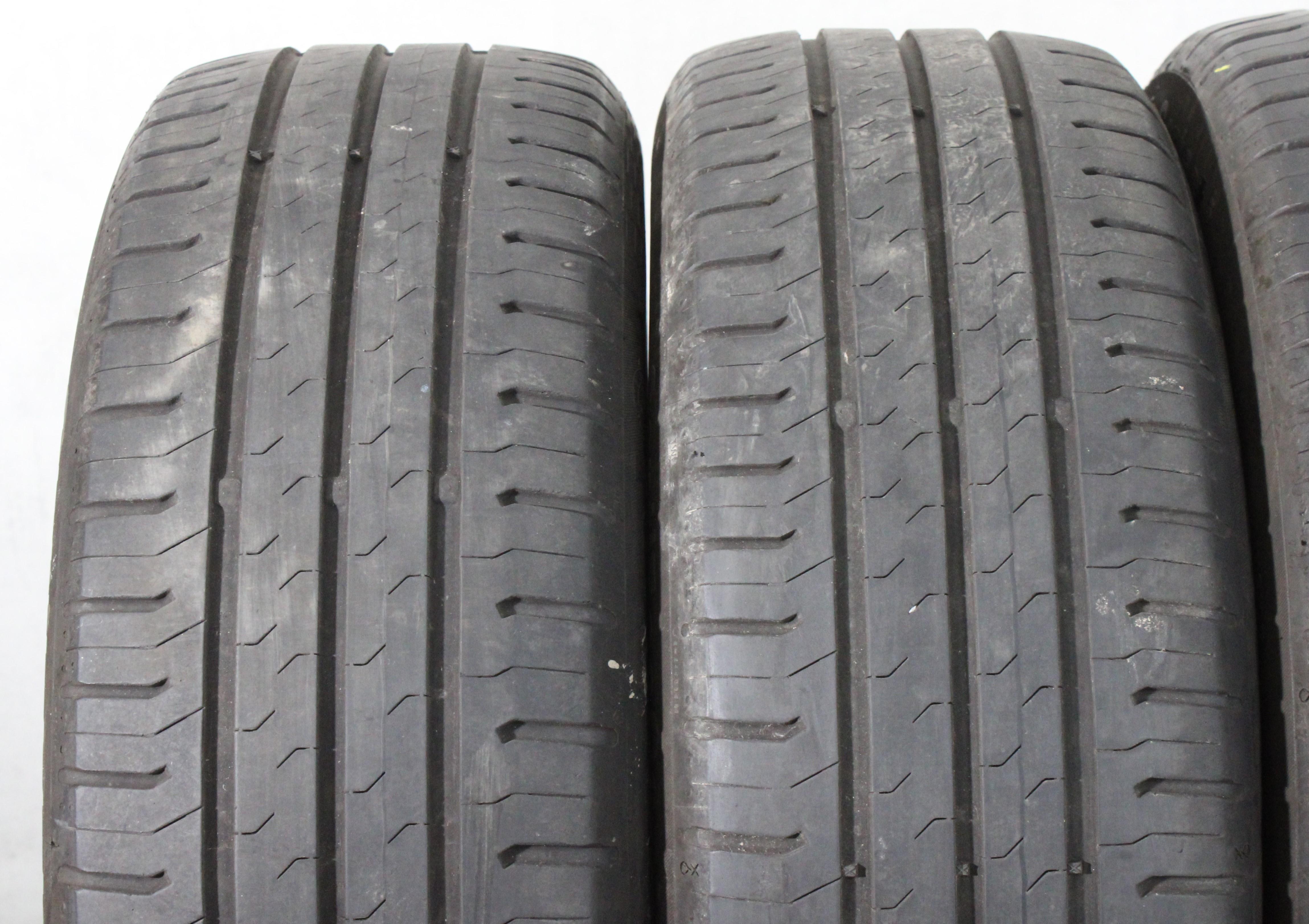 4 neumáticos de verano Continental Eco Contact 5, 185/55R15 86H, 2x4-4,5 mm/2x5-5,5 mm, 2018 XL