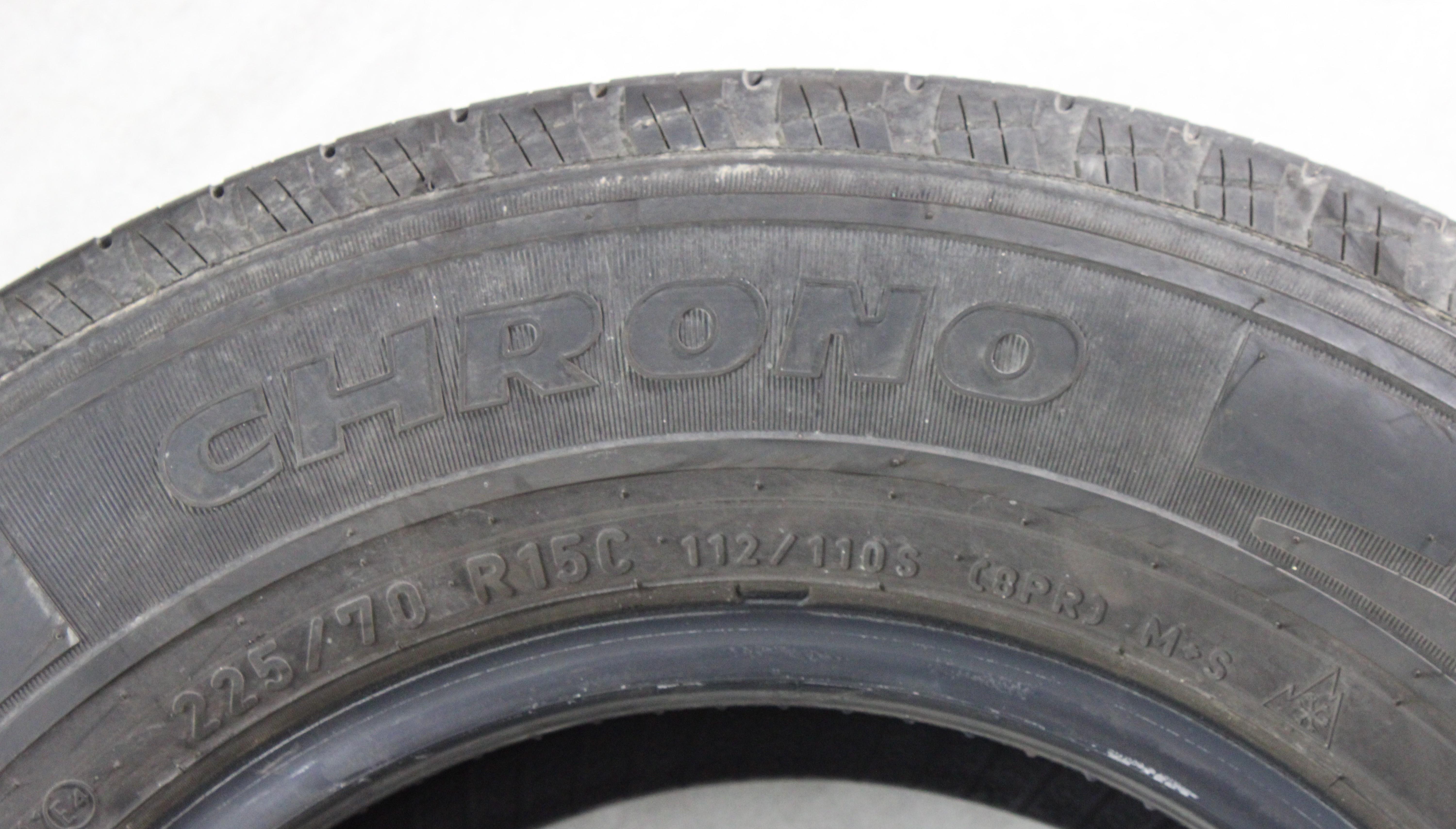 4 x 225/70R15C 112/110S Ganzjahresreifen Pirelli Chrono Four Season 8,5-9mm 2015
