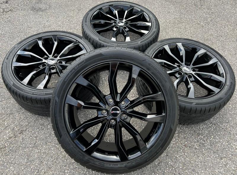 4 ALU 19" SOMMERRÄDER VW T5 T6 T6.1 SCHWARZ 255/40R19 100Y HANKOOK 2022