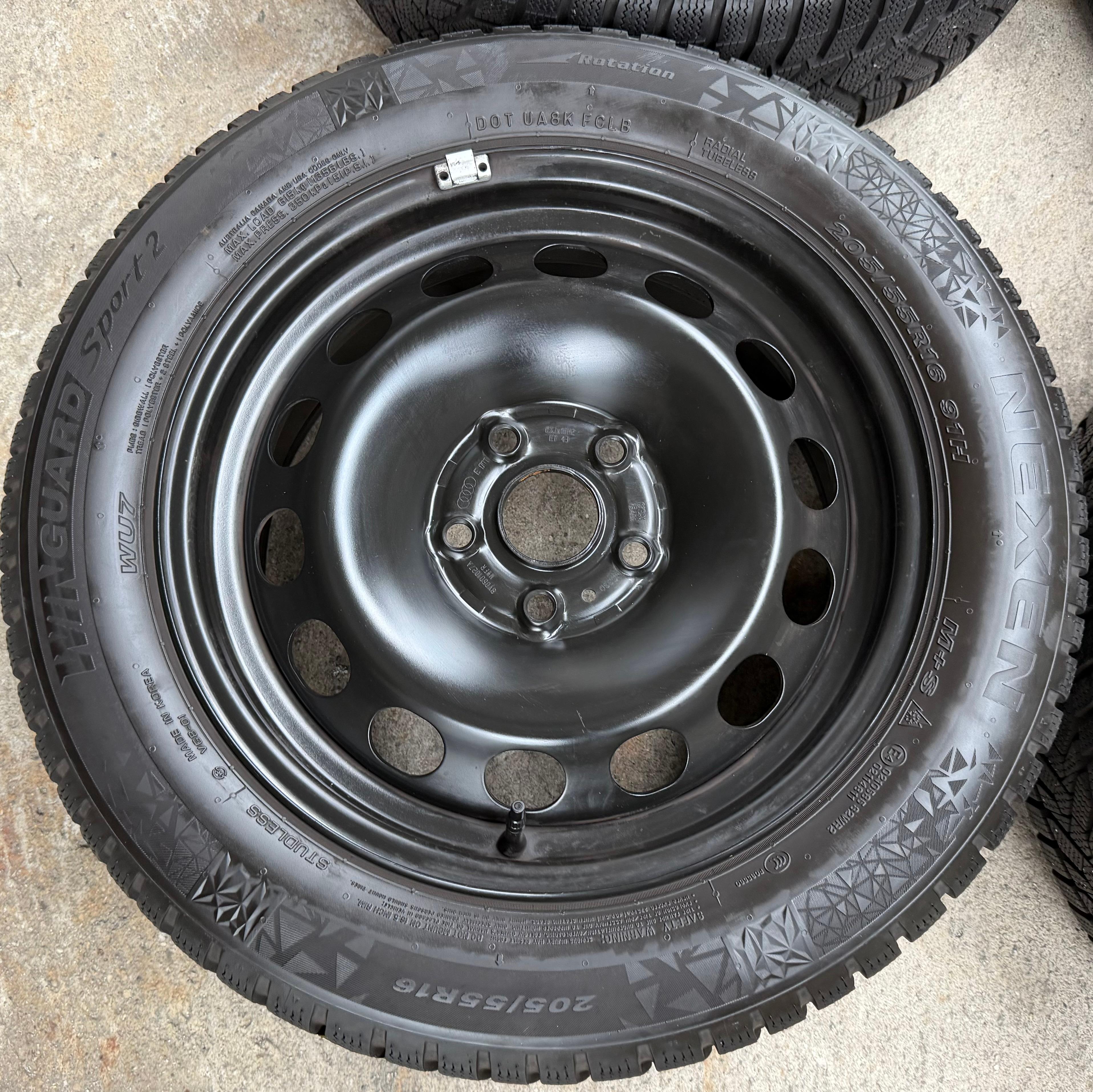 4 Winterräder Audi A3 8V Sportback Cabrio  205/55R16 91H Nexen 8V0601027A 2023