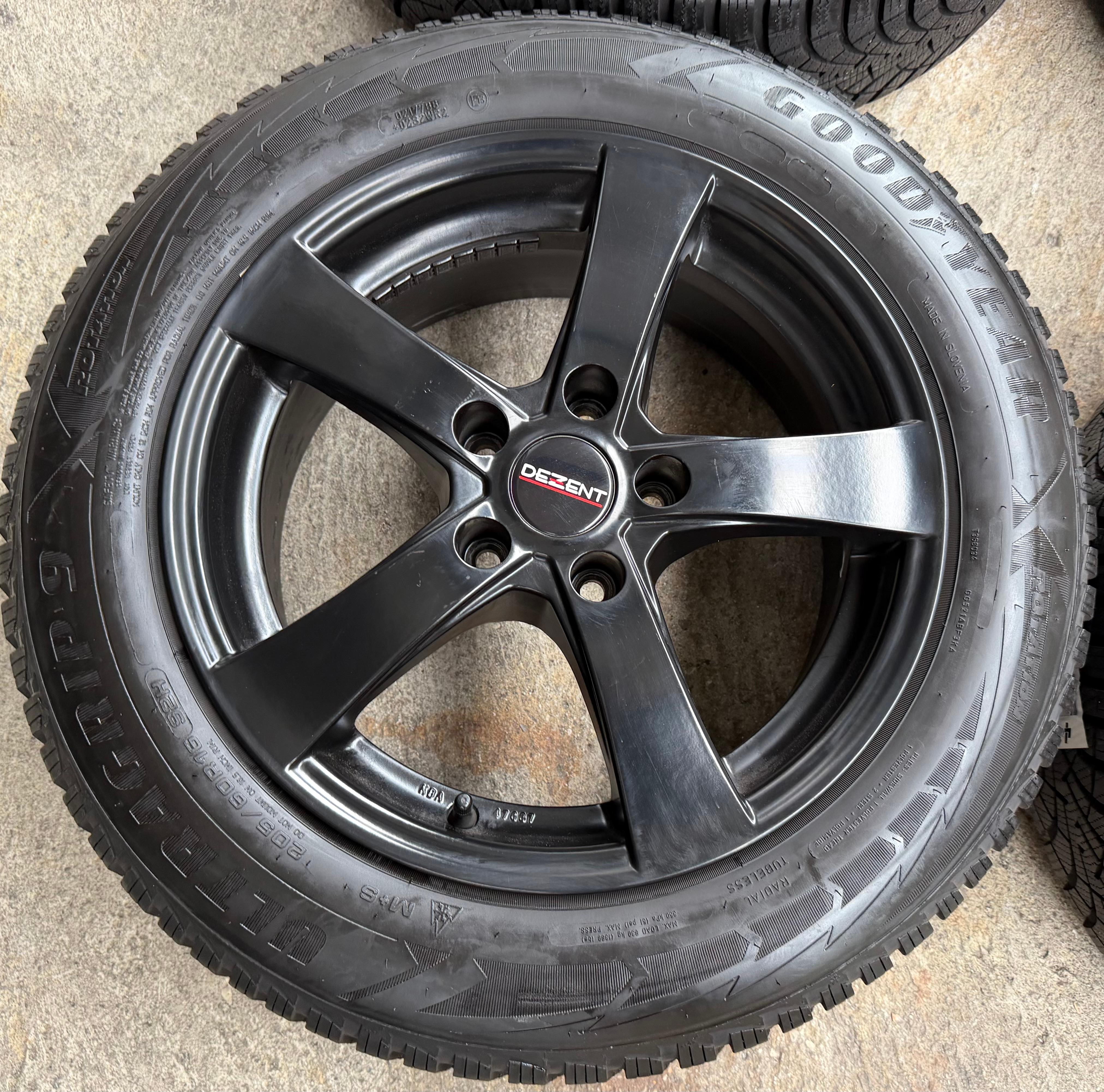4 Alu Winterräder Audi A4 8K B8 B81 205/60R16 92H Goodyear