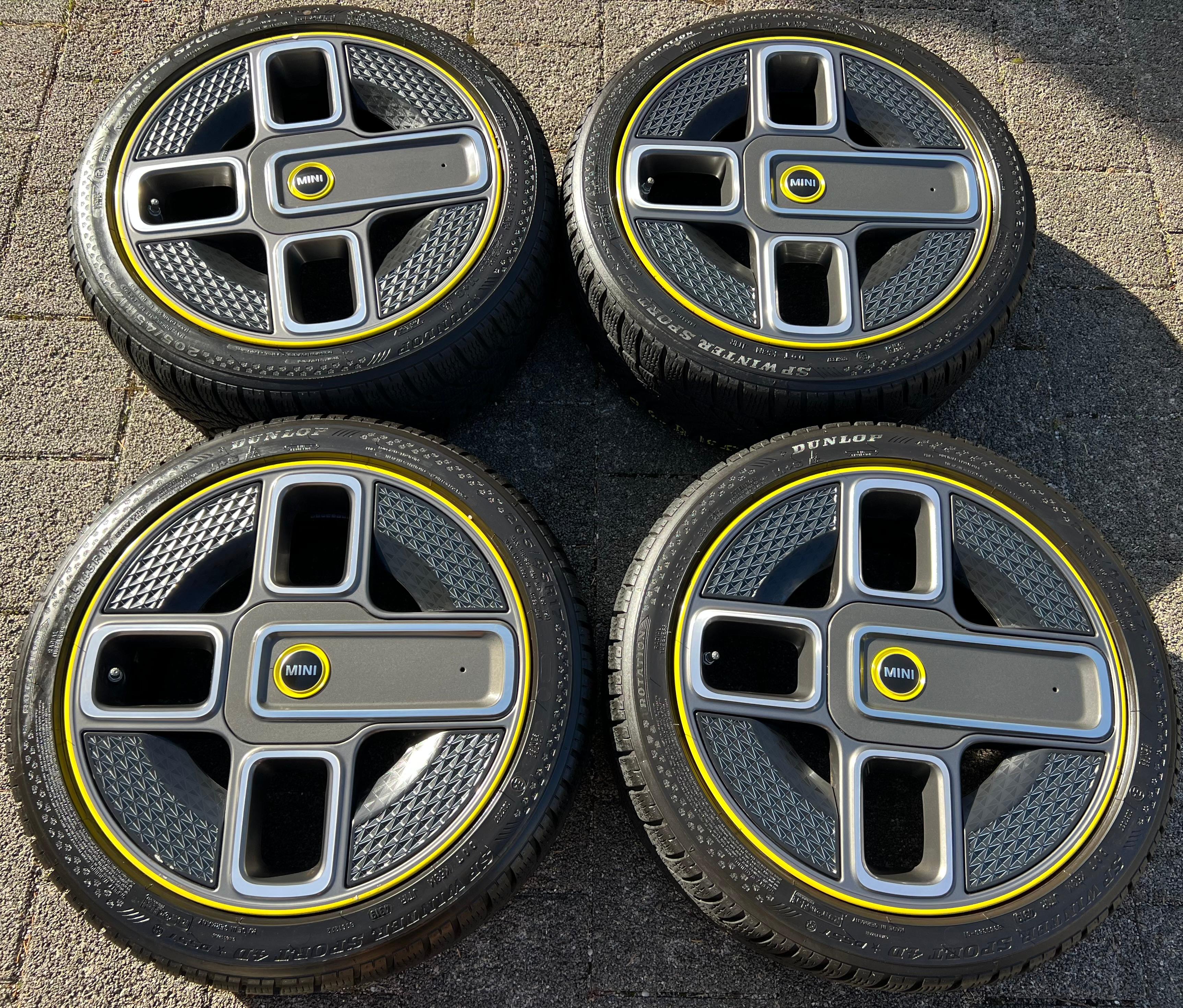 4 LLANTAS ORIGINALES DE INVIERNO DE ALUMINIO 17" MINI F55 F56 F57 ELECTRIC POWER SPOKE 737 6889171