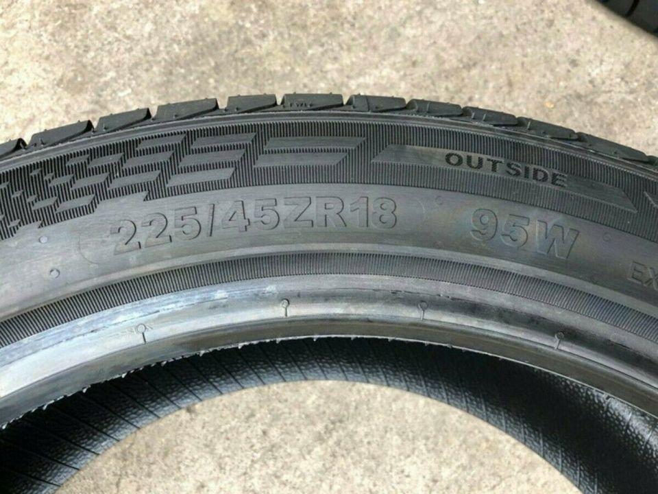 4 X 225/45R18 95W BERLIN TIRES PNEUS ÉTÉ UHP 2019 NEUFS