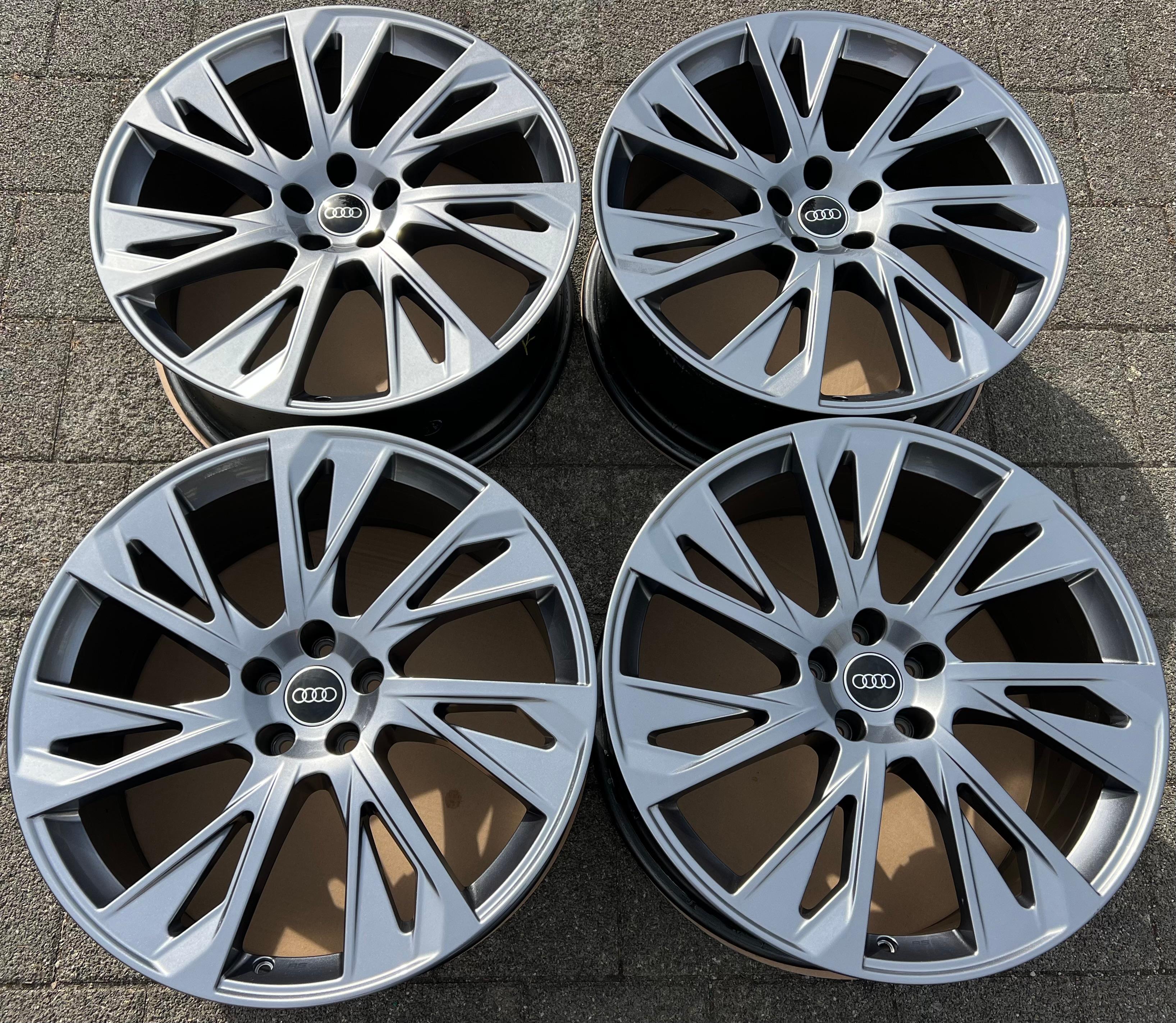 4 ORIGINAL 21" ALUFELGEN FELGEN AUDI A8 S8 4N 4N0601025AL 9x21 ET37