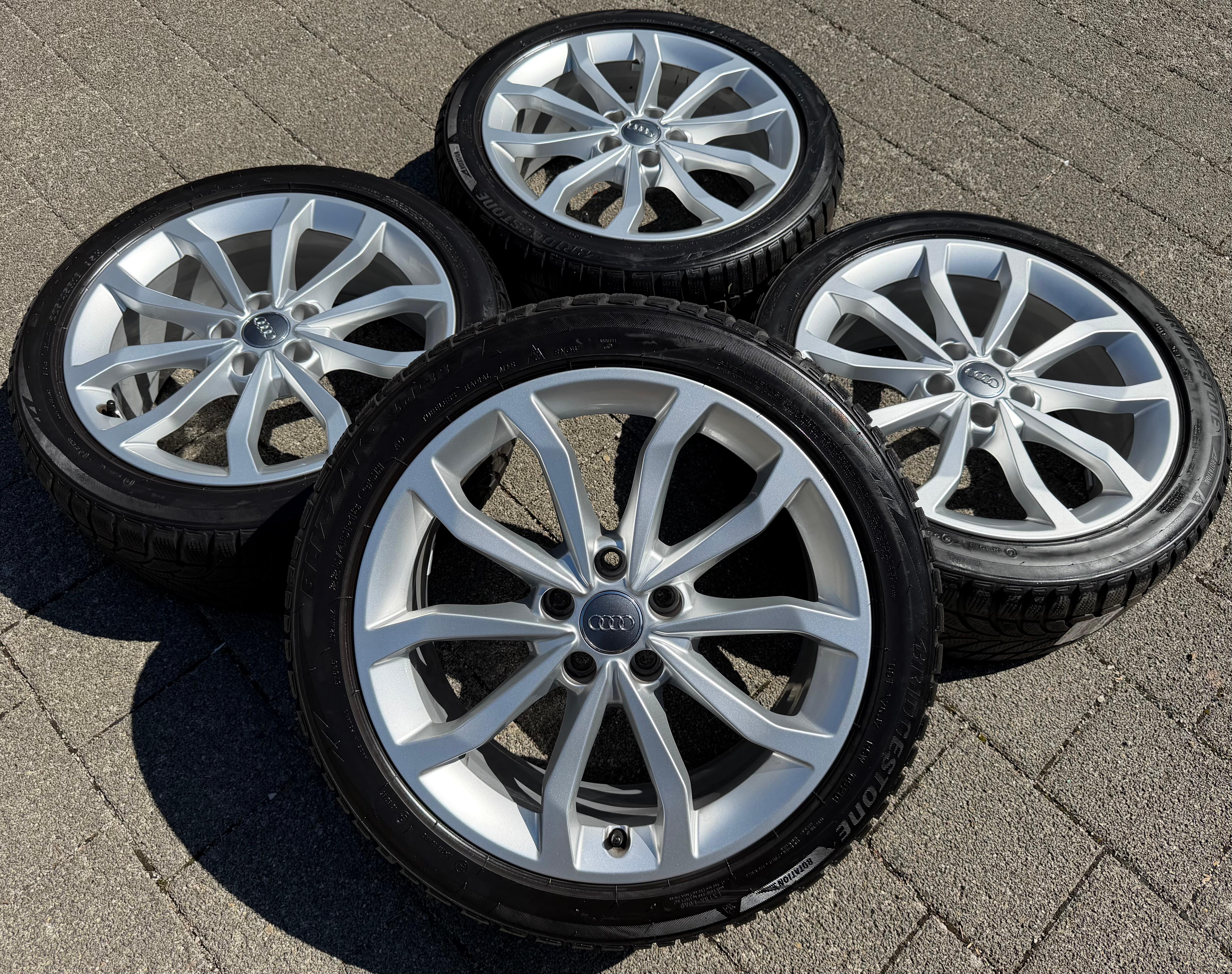 4 Original 18" Alu Winterräder Audi A4 S4 8W 8W0601025ED 225/45R18 95H Bridgestone