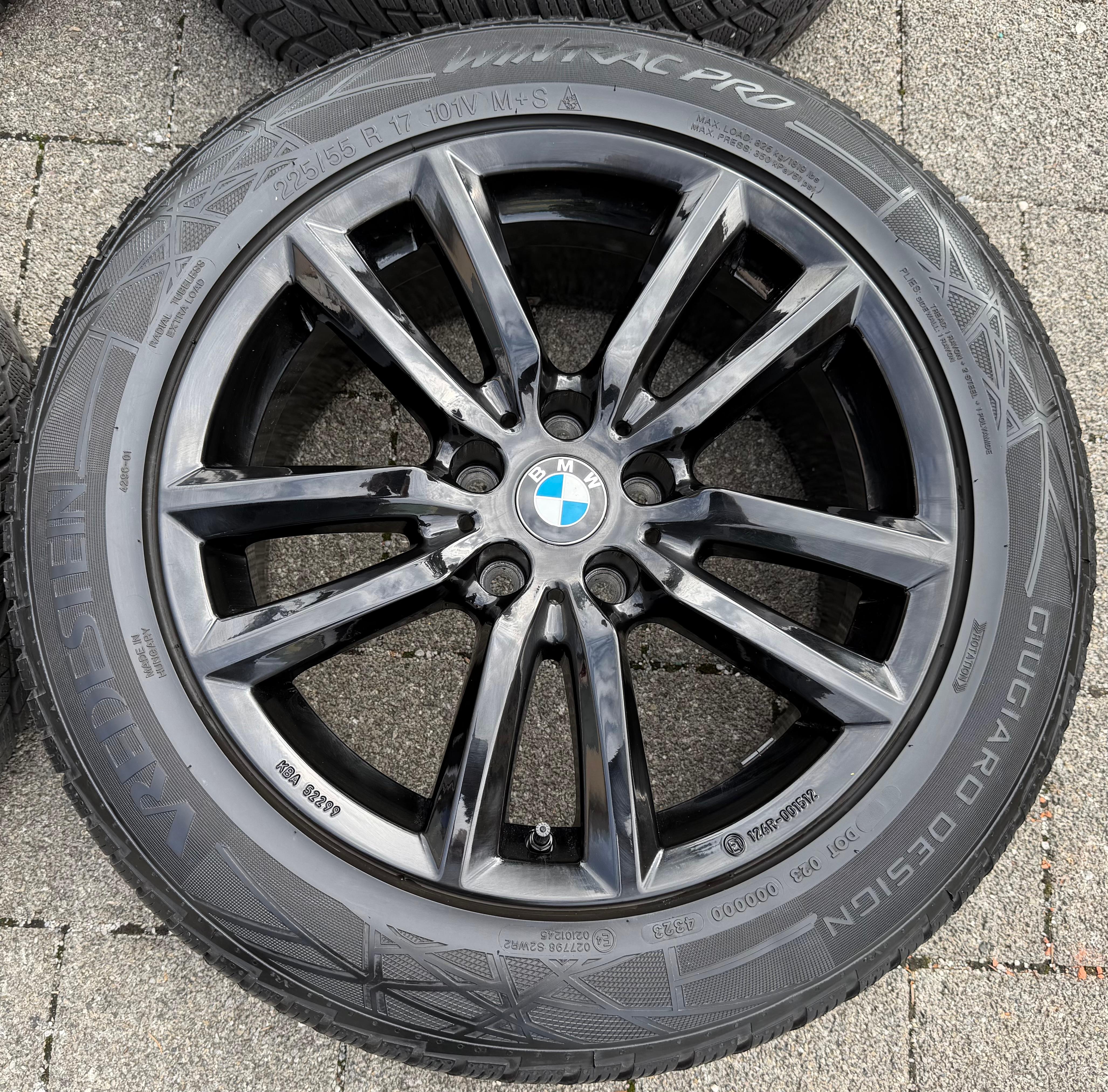 4 roues hiver en alliage 17" BMW Série 5 G30 G31 G5L G5K 225/55R17 101V VREDESTEIN