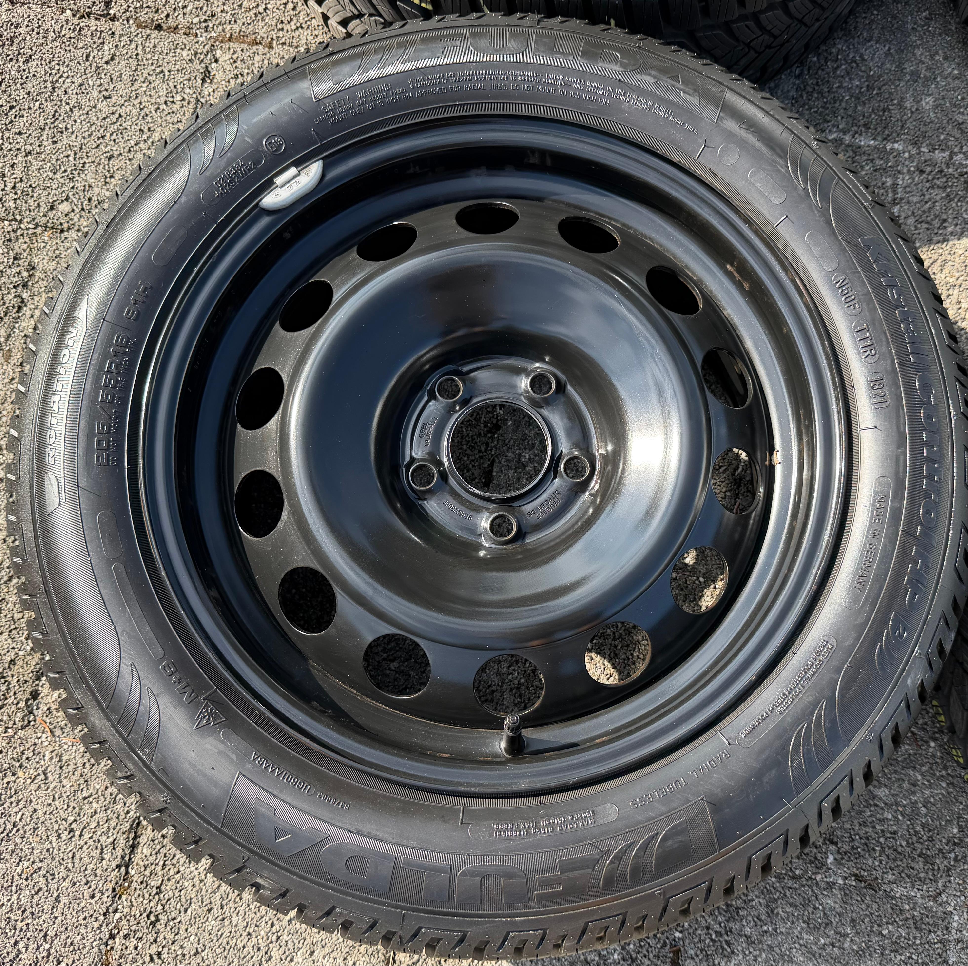 4 Original Winterräder Opel Astra L 205/55R16 91H Fulda 7x16 ET44
