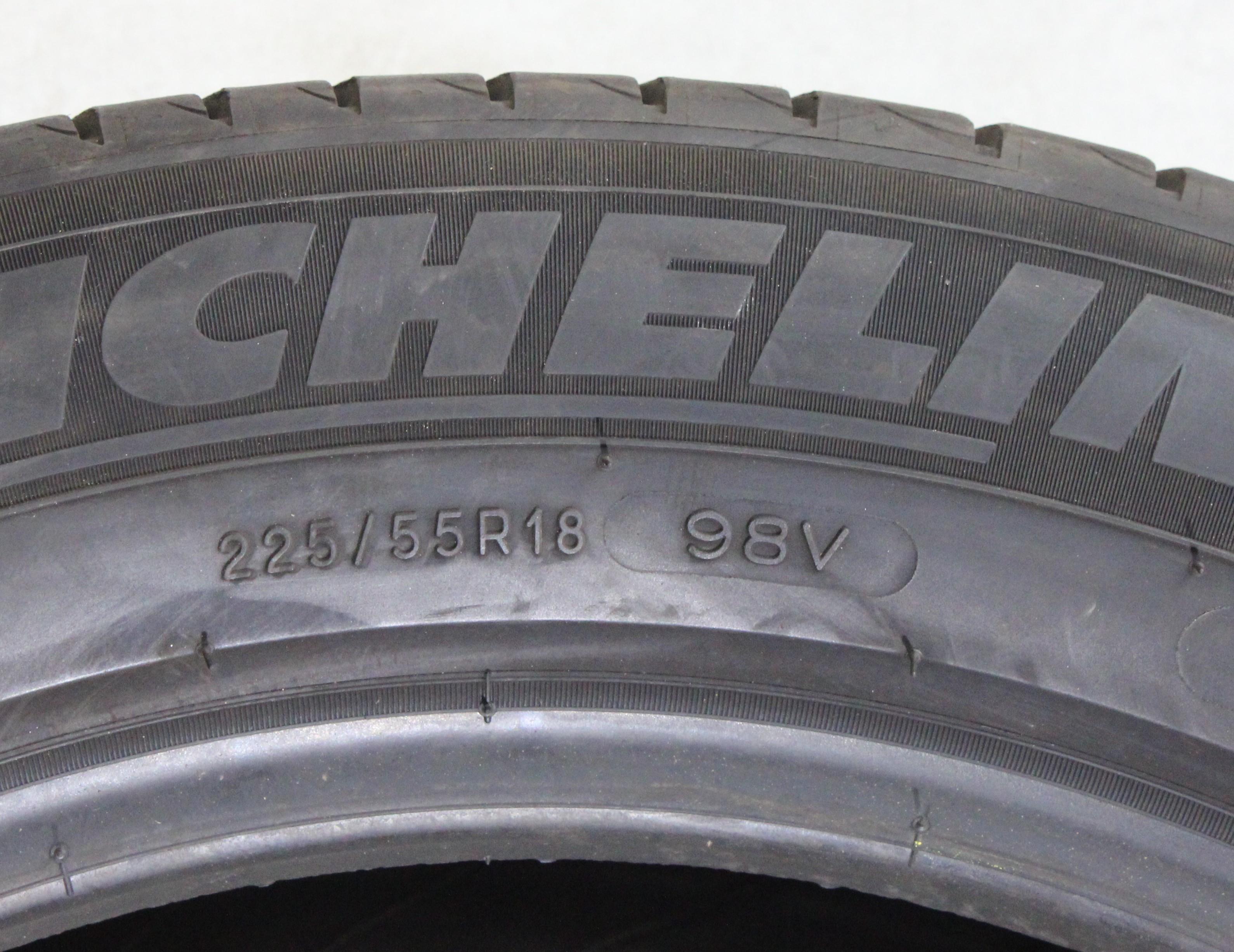 4 x 225/55R18 98V Sommerreifen Michelin Primacy 3 2x 6,5-7mm und 2x 6-6,5mm 2019