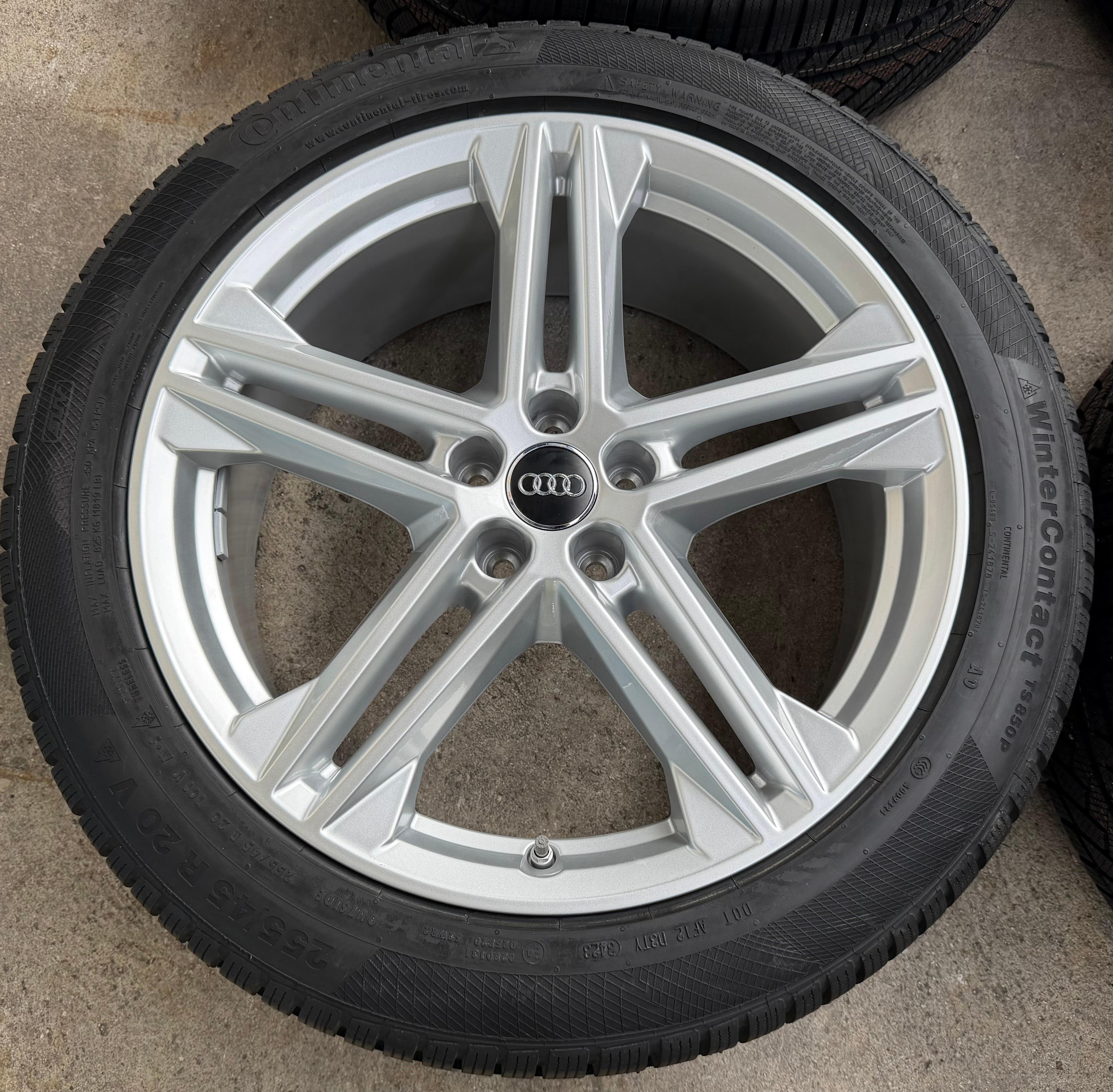 4 Original 20" Alu Winterräder AUDI Q5 SQ5 FY 80A601025L 255/45R20 101N Continental NEU