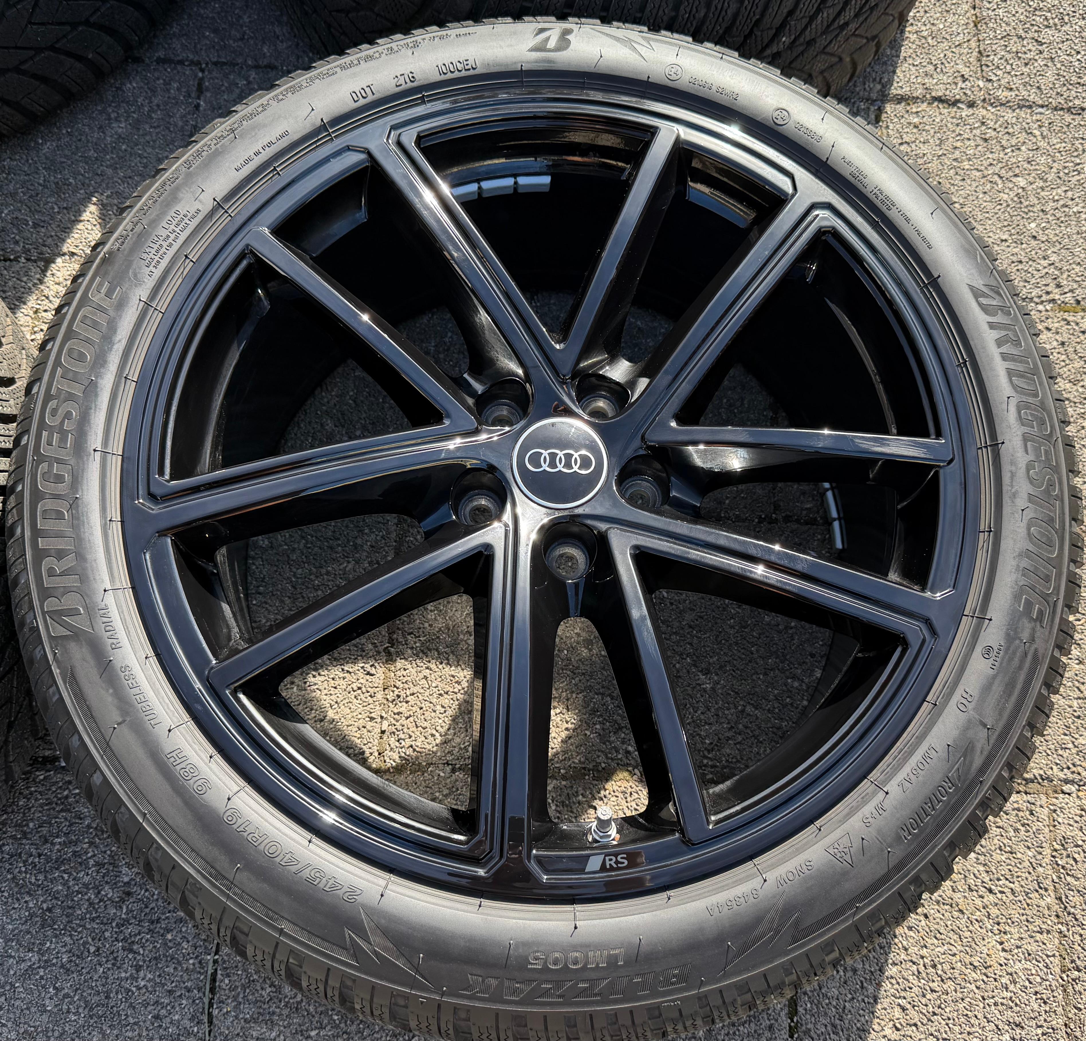 4 ORIGINAL 19" ALU WINTERRÄDER AUDI A5 S5 F2 B10 8B3601025BA 245/40R19 98H 2024