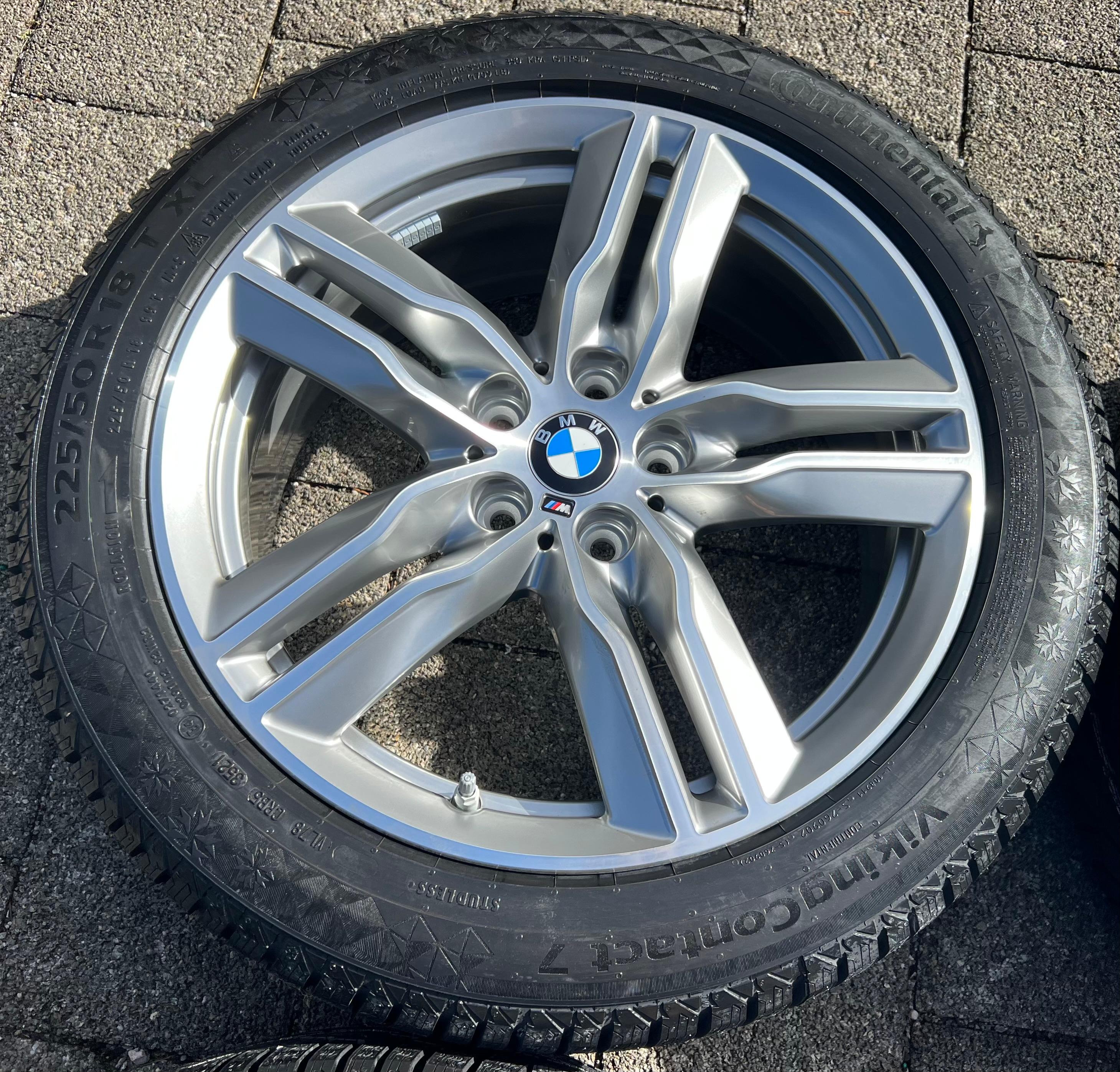 4 ORIGINAL 18" ALU WINTERRÄDER BMW X1 F48 X2 F39 STYLING M570 RDKS NEU FREIHAUS